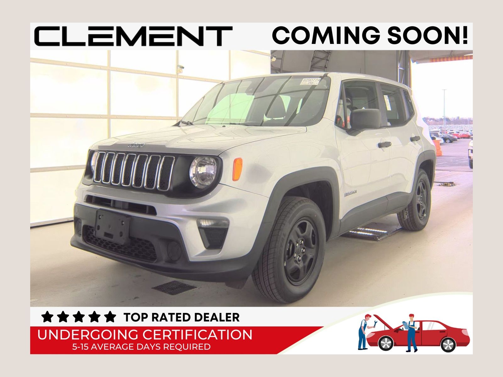 Glacier Metallic Clearcoat 2021 Jeep Renegade SUV / Crossover Four-Wheel Drive 9-Speed Automatic