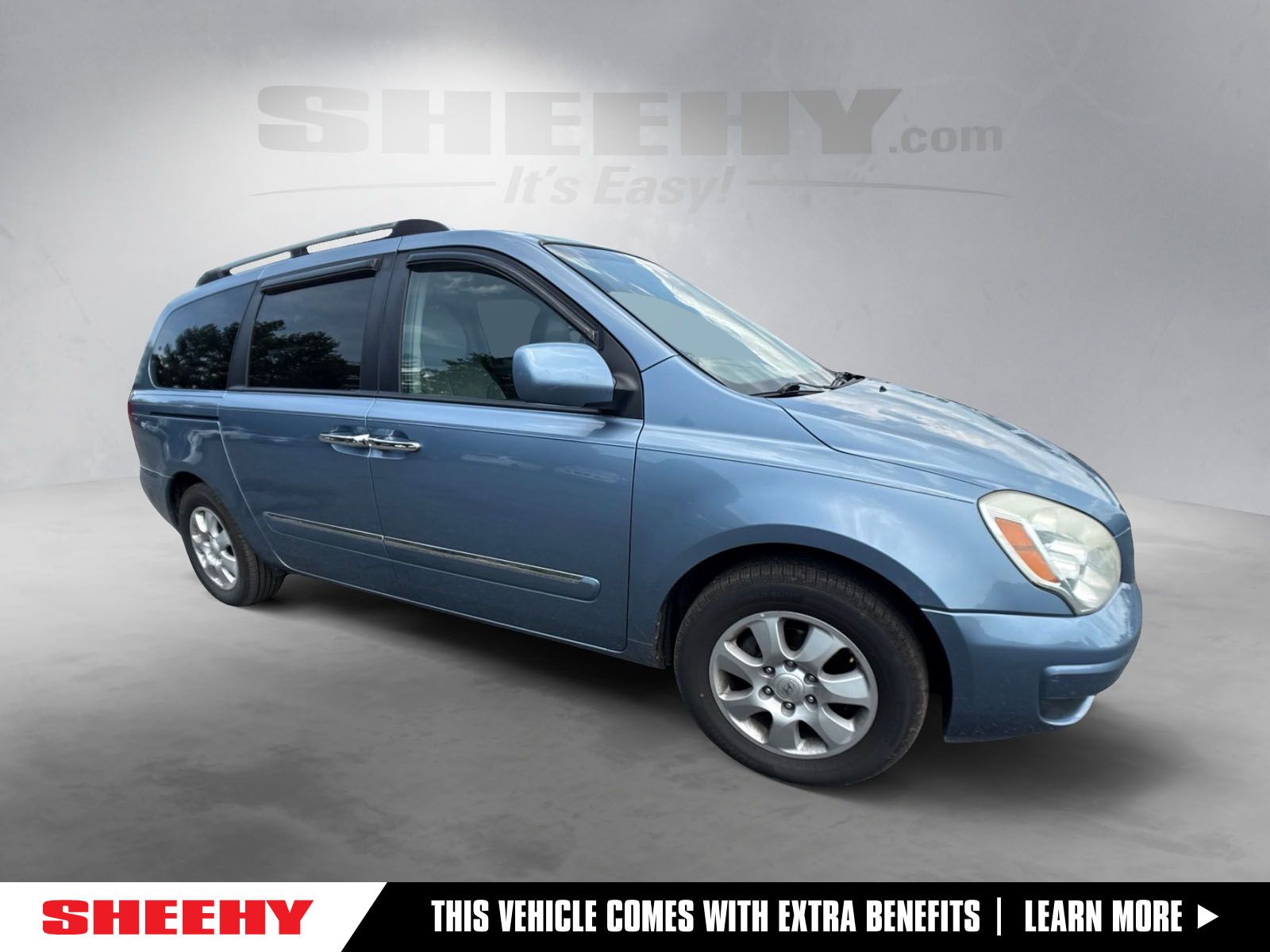 South Pacific Blue 2007 Hyundai Entourage GLS FWD Minivan Front-Wheel Drive 5-Speed Automatic Overdrive