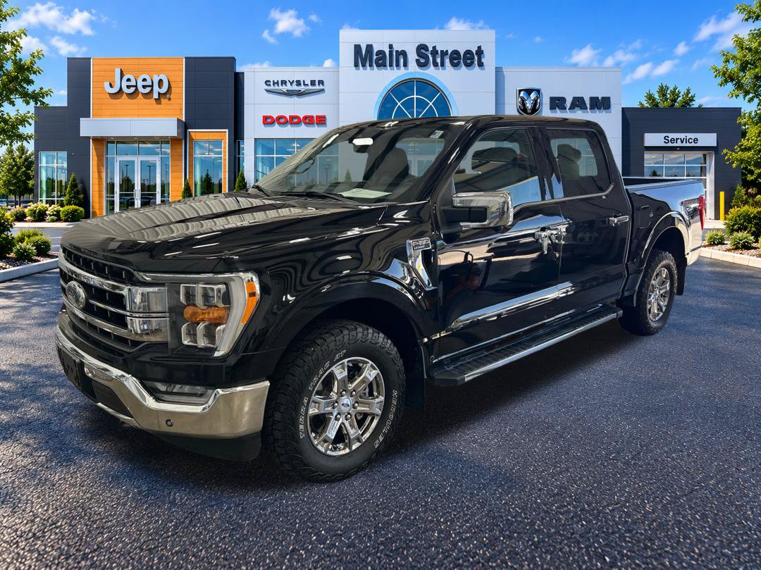 Black Metallic 2021 Ford F-150 Pickup Truck Four-Wheel Drive Automatic