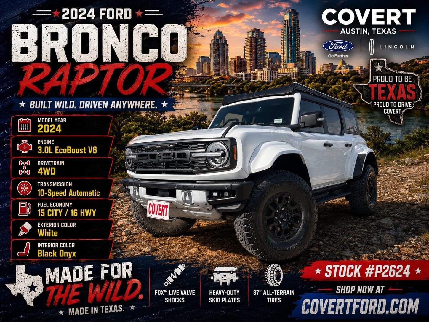 2024 Ford Bronco Raptor 4WD