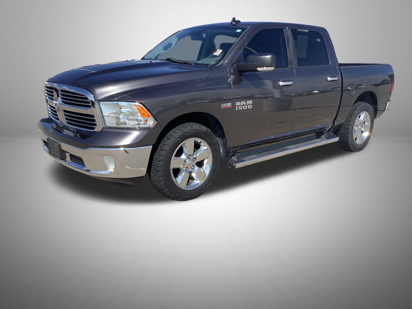 Gray (Granite Crystal Metallic Clearcoat) 2015 RAM 1500 Pickup Truck Four-Wheel Drive 8-Speed Automatic