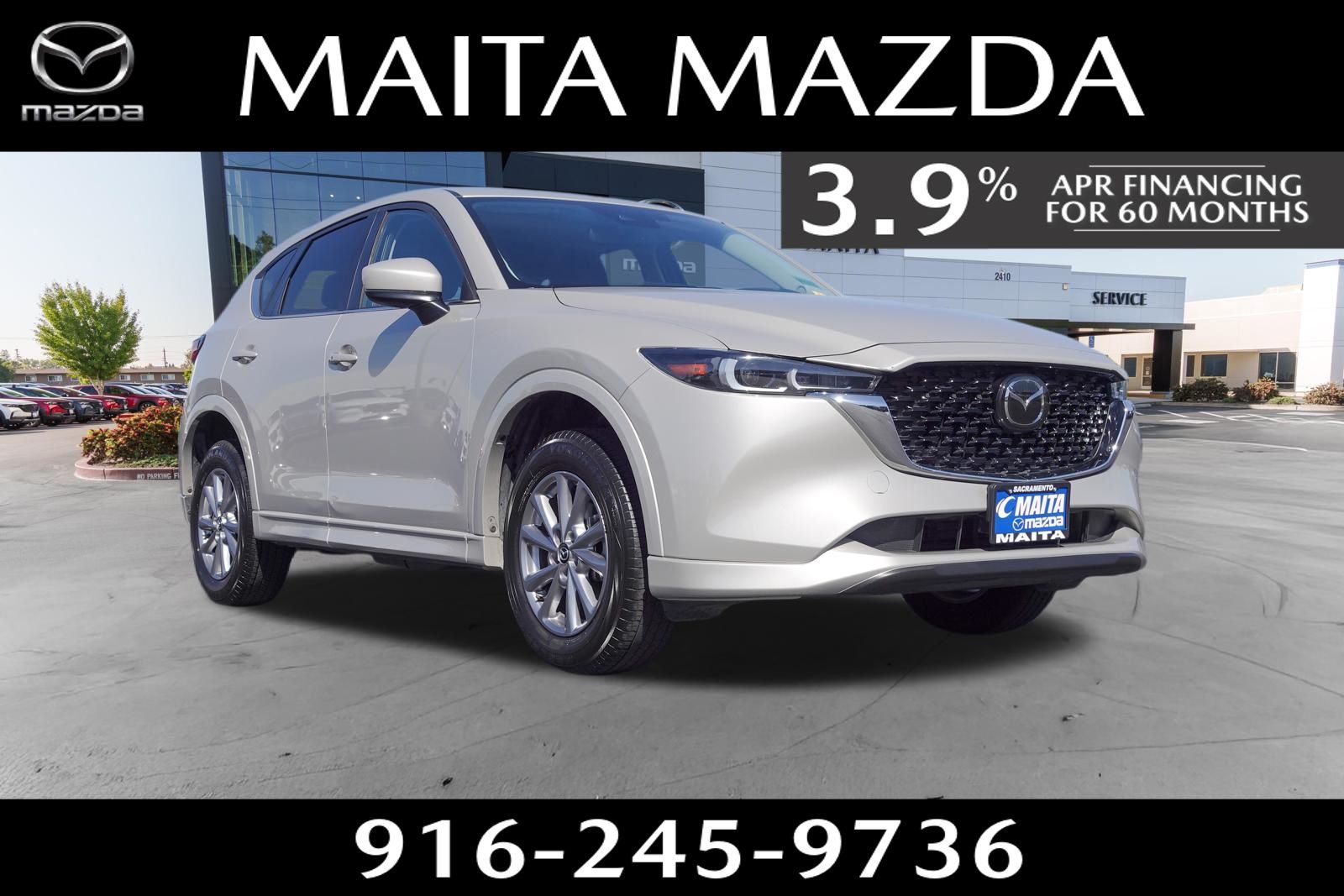 Gray (Platinum Quartz Metallic) 2025 Mazda CX-5 2.5 S Preferred AWD SUV / Crossover All-Wheel Drive 6-Speed Automatic