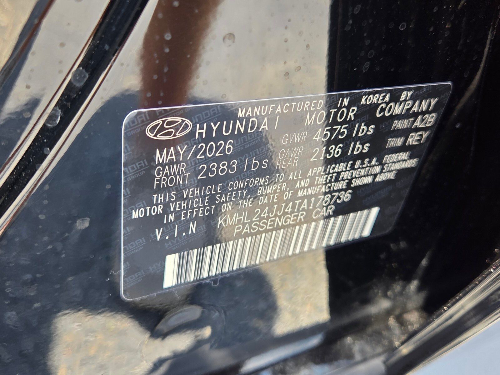 New 2026 Black Hyundai Blue image 18