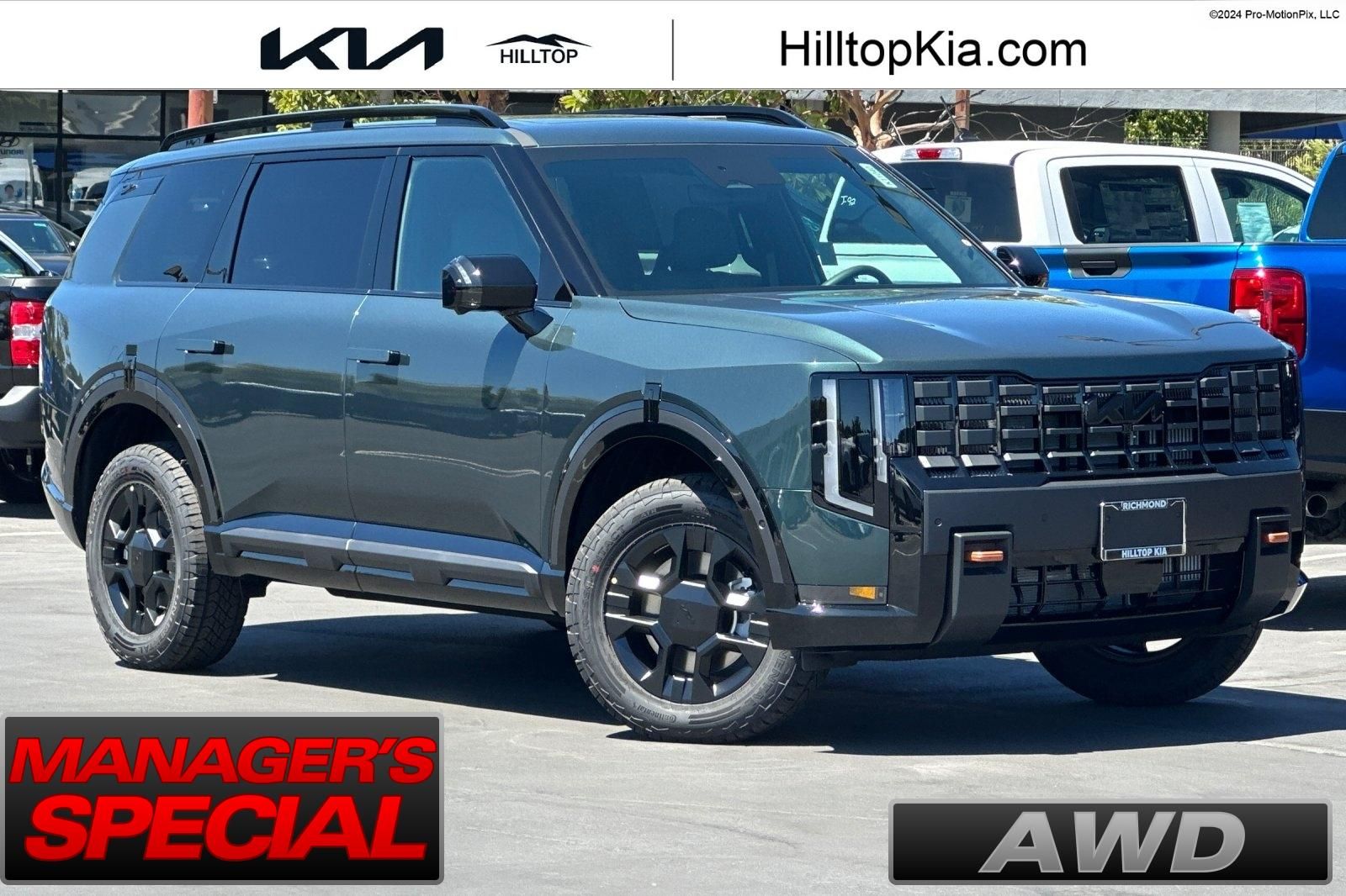 Black Jade Green 2027 Kia Telluride SUV / Crossover All-Wheel Drive 8-Speed Automatic