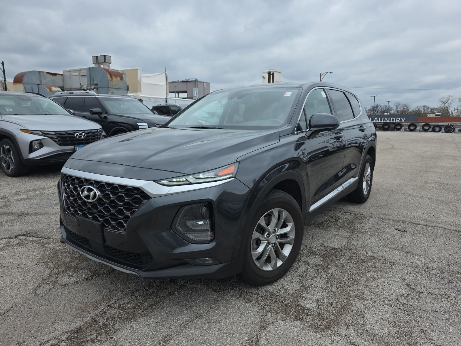 Portofino Gray 2020 Hyundai Santa Fe 2.4L SEL AWD SUV / Crossover All-Wheel Drive 8-Speed Automatic