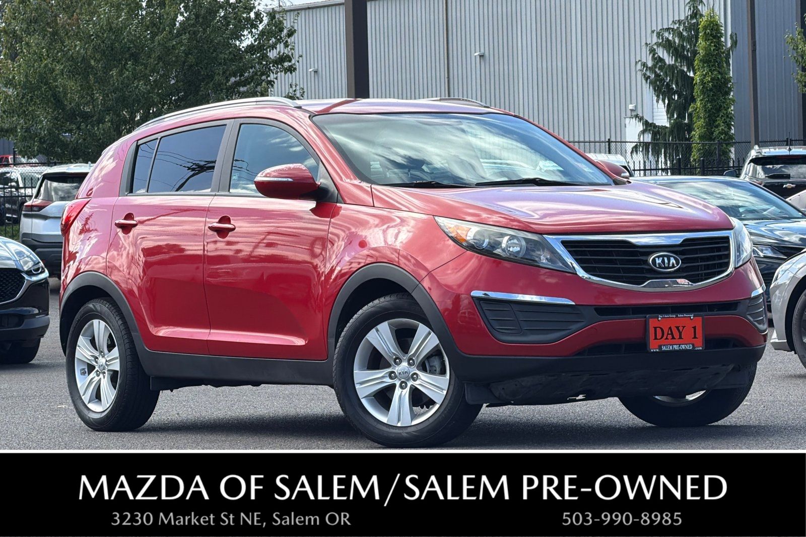 Signal Red 2012 Kia Sportage SUV / Crossover Front-Wheel Drive 6-Speed Automatic