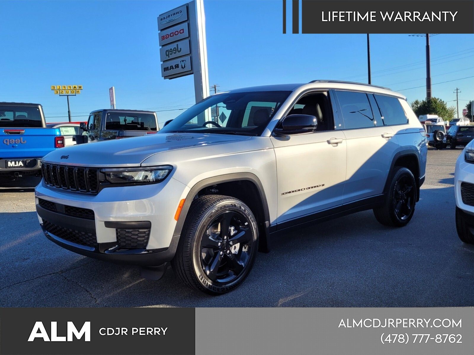 Silver Zynith 2025 Jeep Grand Cherokee L Altitude X 4WD SUV / Crossover Four-Wheel Drive 8-Speed Automatic