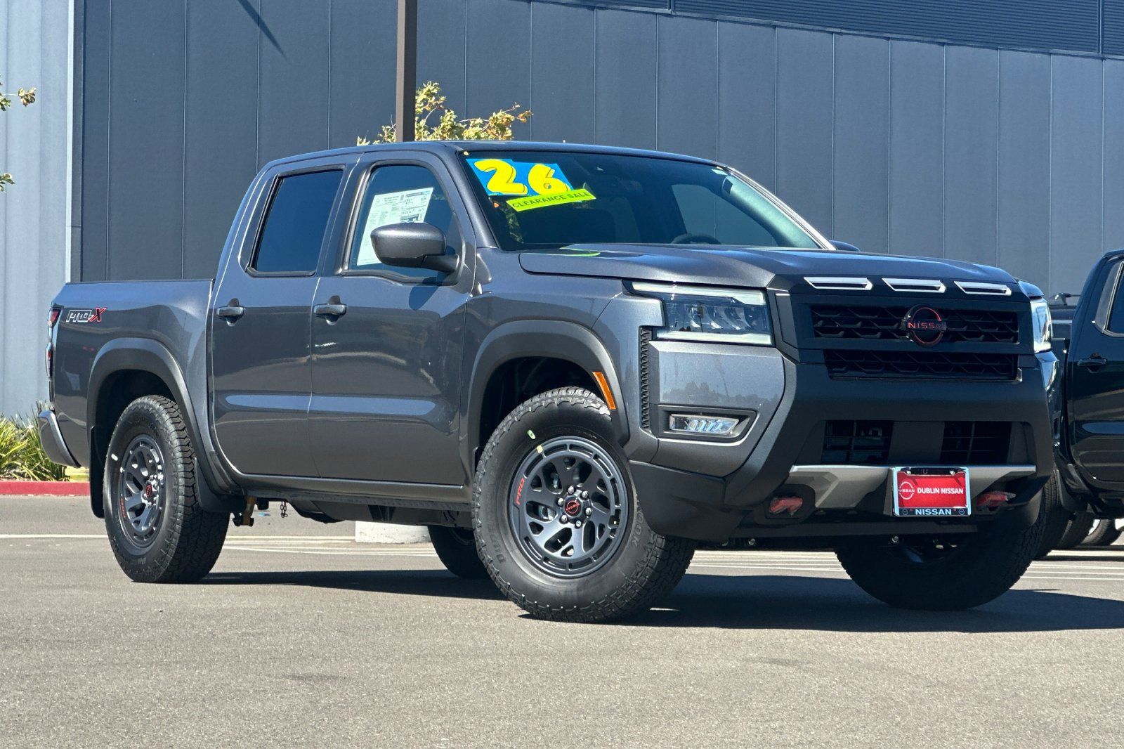Gray (Gun Metallic) 2026 Nissan Frontier Pickup Truck 4X2 9-Speed Automatic Overdrive