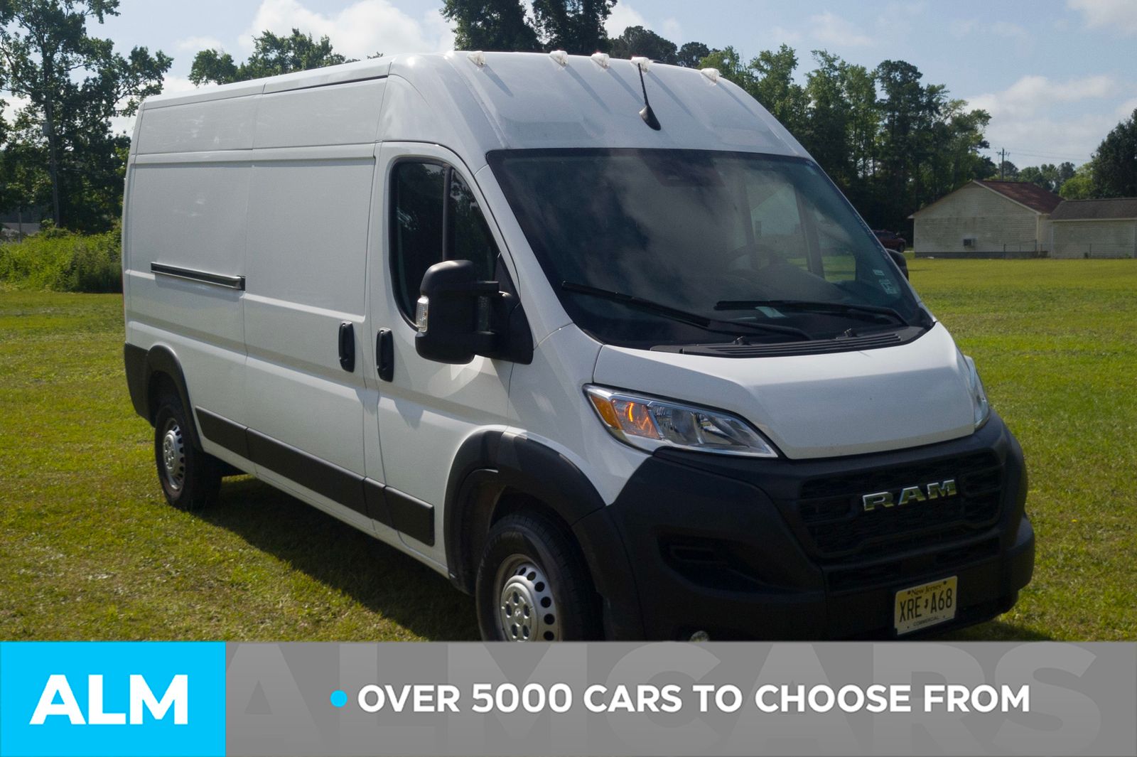 Used 2025 Bright White Clearcoat Ram High Roof image 3