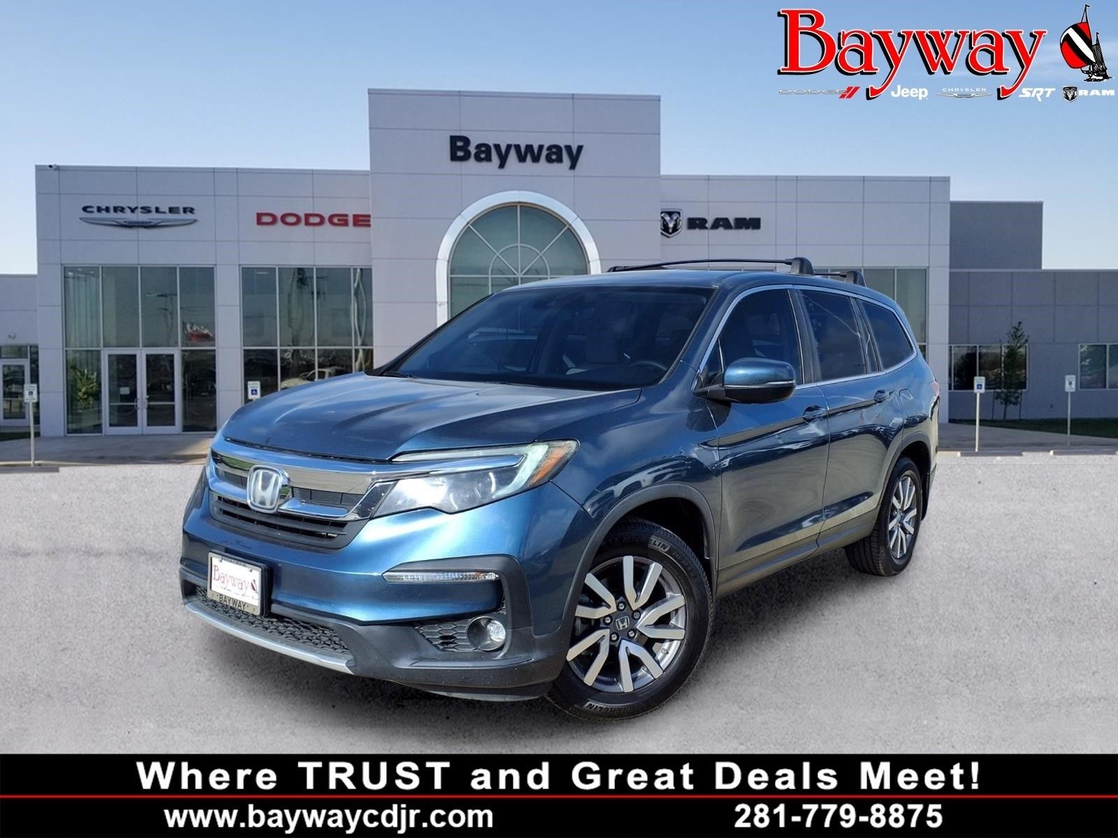 2019 Honda Pilot EX-L Gray at Classic Elite Chevrolet Sugar Land