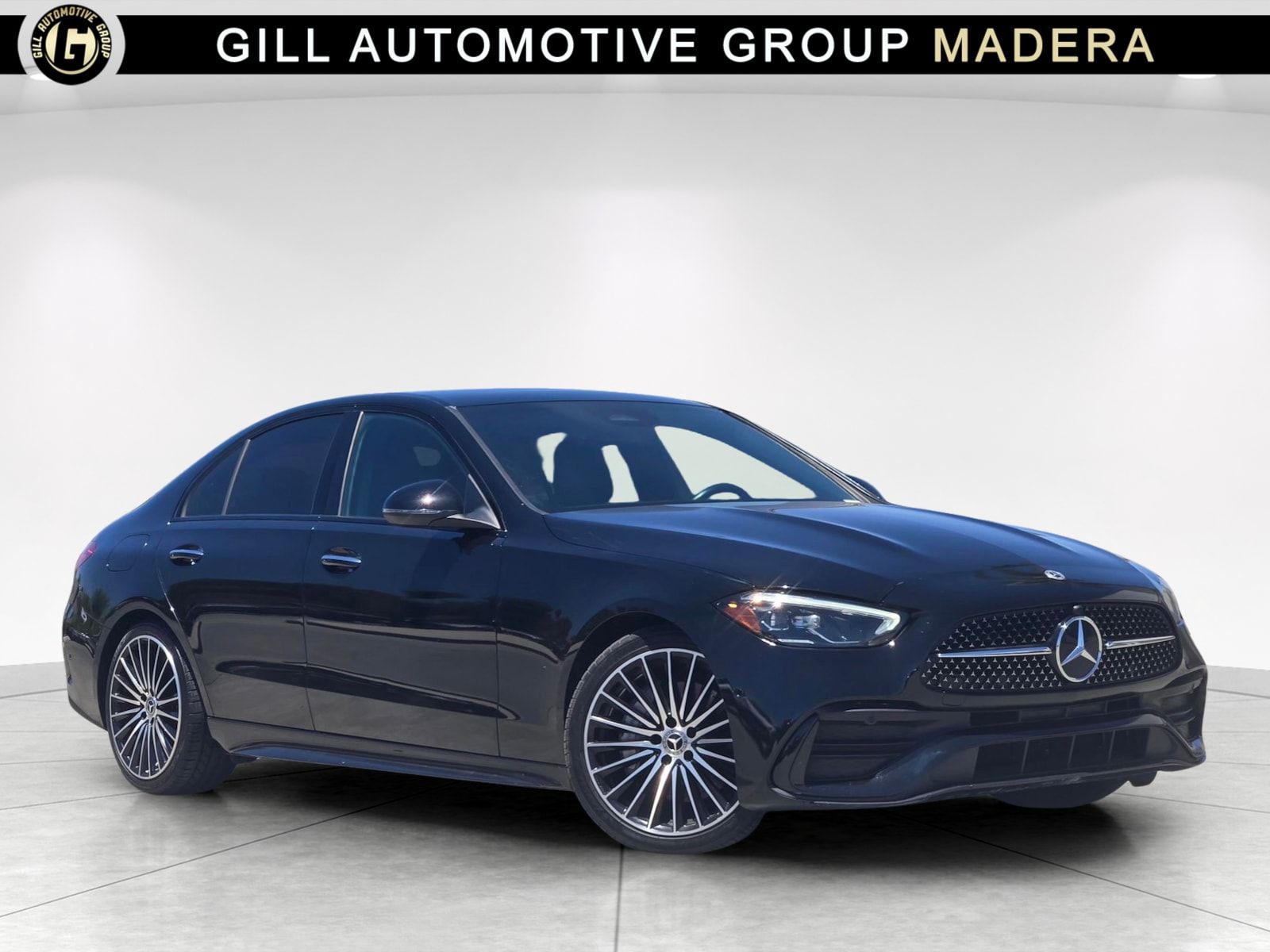 Black 2023 Mercedes-Benz C-Class Sedan Rear-Wheel Drive 9-Speed Automatic