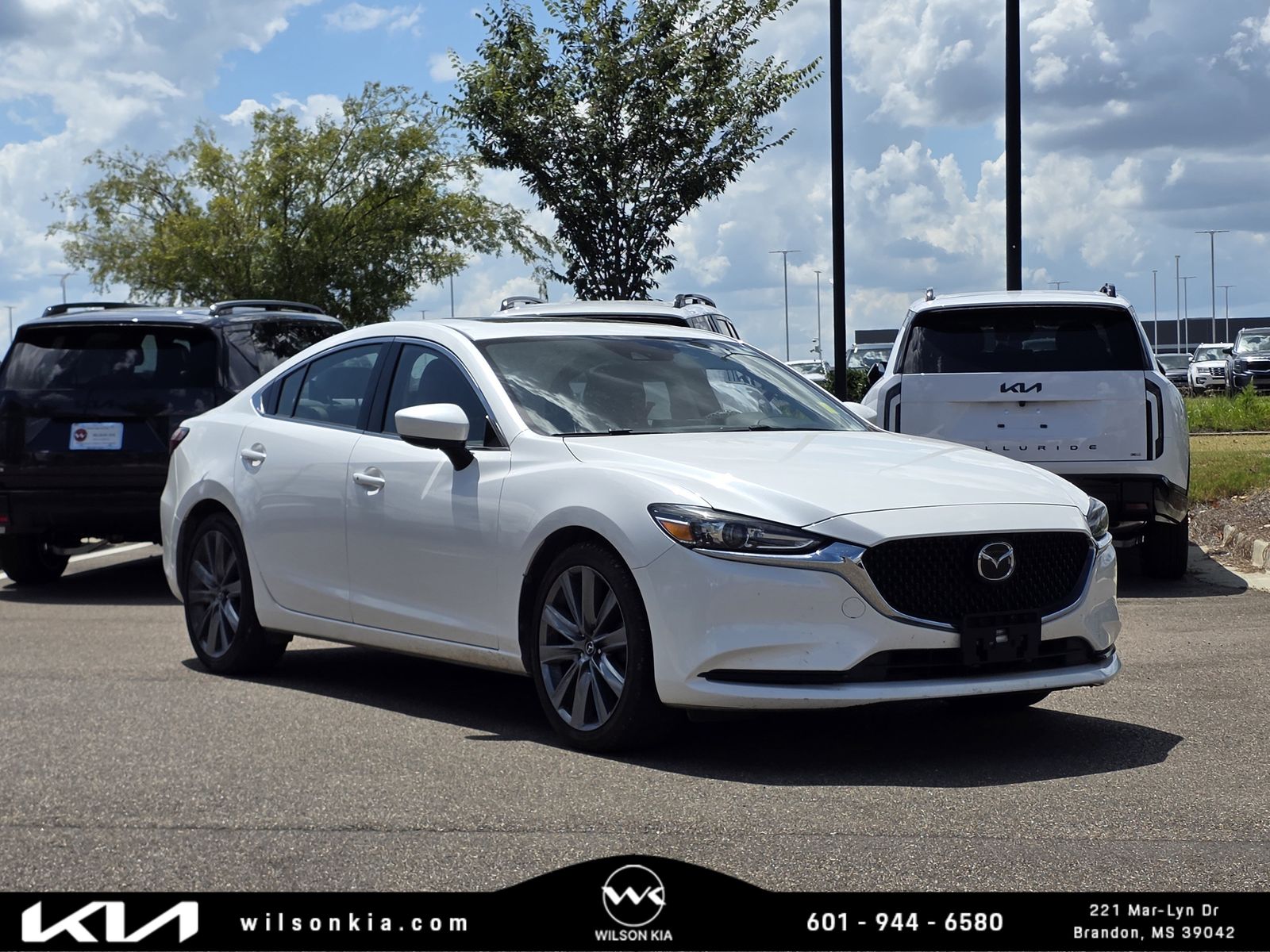 Snowflake White Pearl 2020 Mazda MAZDA6 Sedan Front-Wheel Drive 6-Speed Automatic