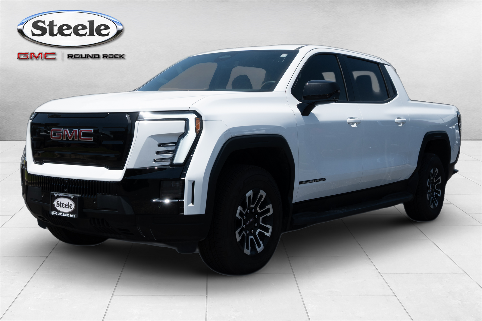 Summit White 2026 GMC Sierra EV Pickup Truck All-Wheel Drive 1-Speed Automatic