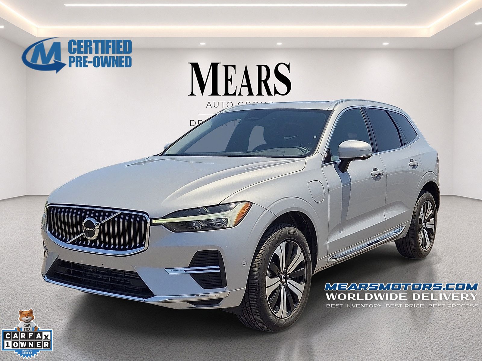 Silver Dawn Metallic 2023 Volvo XC60 SUV / Crossover All-Wheel Drive Automatic
