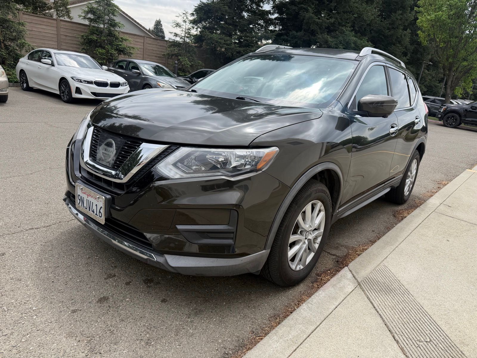 Midnight Jade 2017 Nissan Rogue SV AWD SUV / Crossover All-Wheel Drive Continuously Variable Transmission