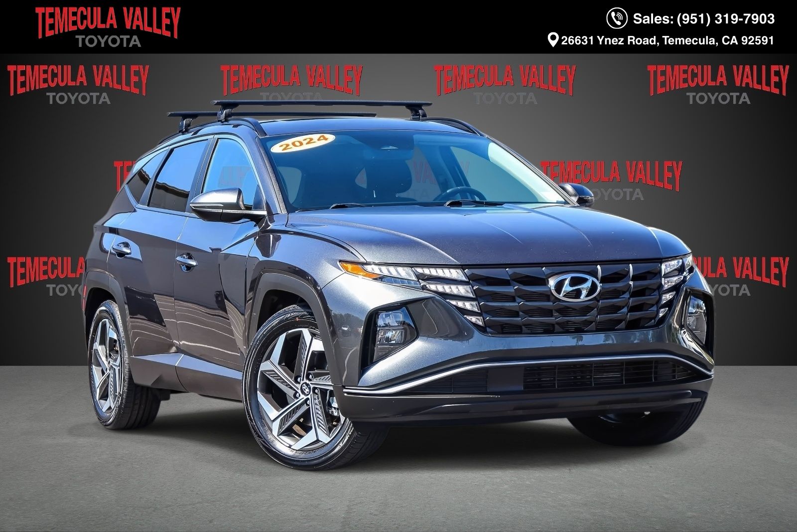 Dark Gray Metallic 2024 Hyundai Tucson SUV / Crossover Front-Wheel Drive 8-Speed Automatic