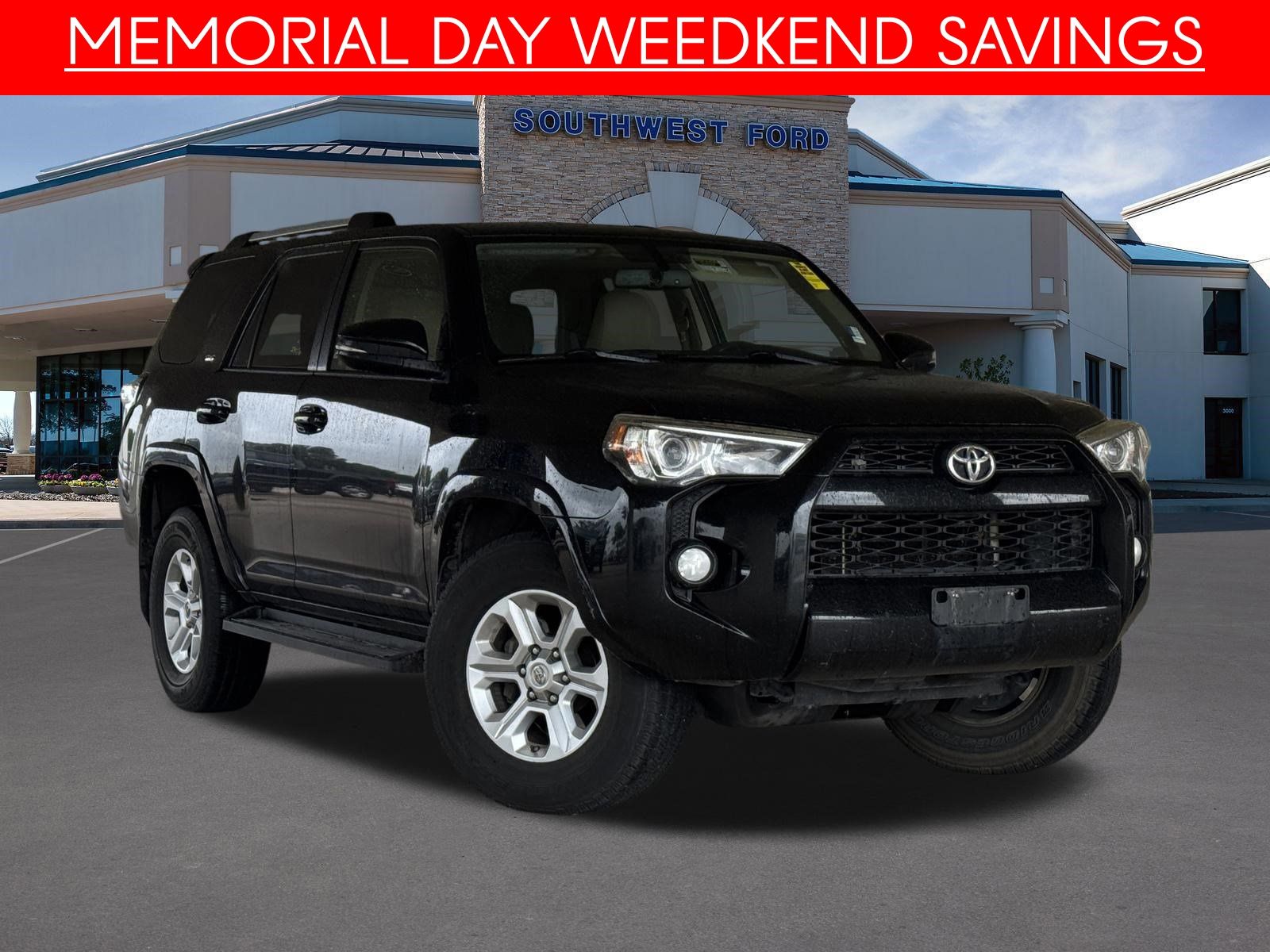 Midnight Black Metallic 2019 Toyota 4Runner SR5 Premium SUV / Crossover 4X2 5-Speed Automatic Overdrive