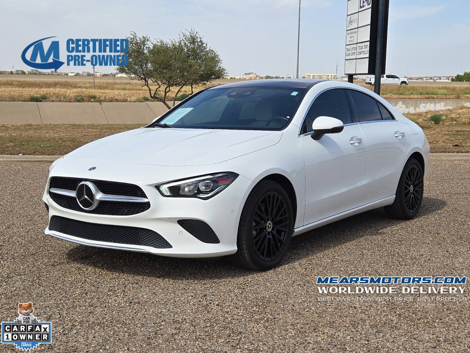 Polar White 2023 Mercedes-Benz CLA Coupe Front-Wheel Drive 7-Speed Automatic