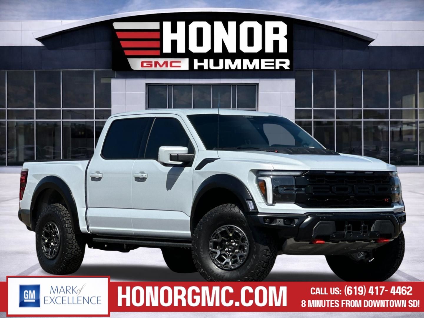 White Metallic 2025 Ford F-150 Pickup Truck Four-Wheel Drive Automatic