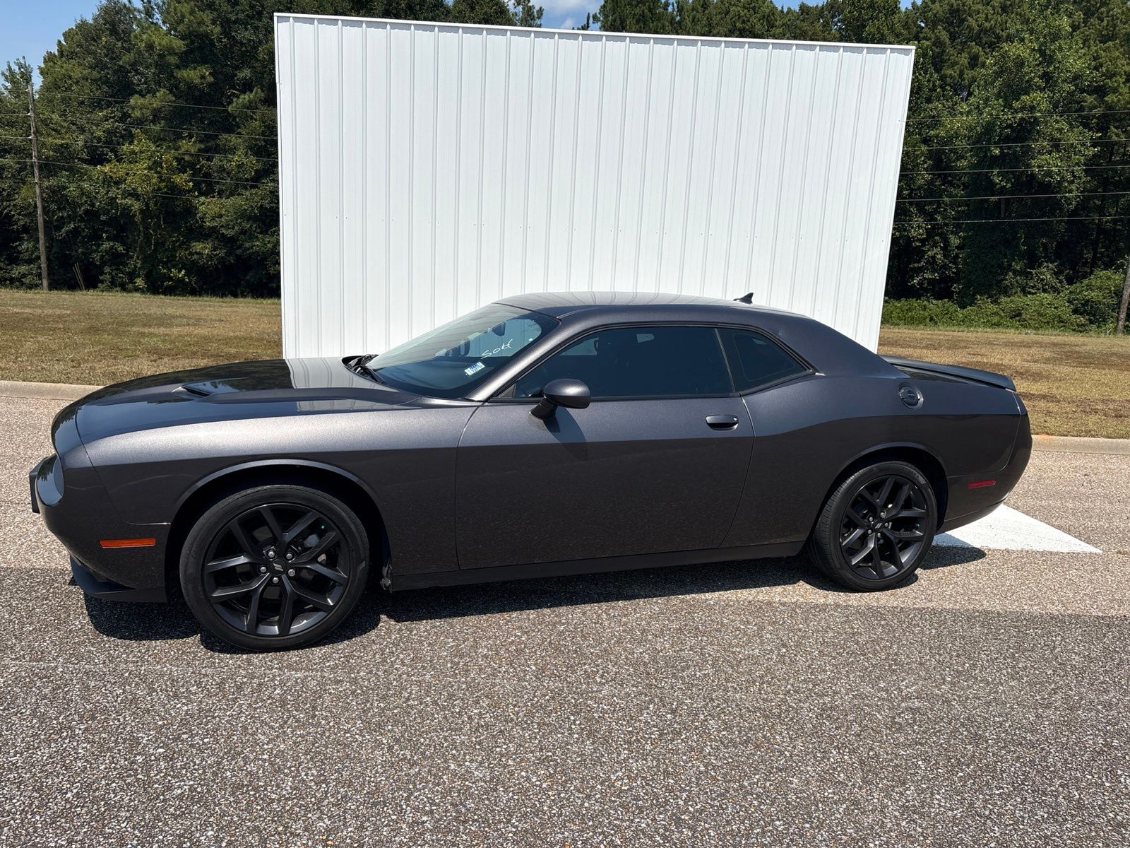 Gray (Granite Crystal Metallic Clearcoat) 2022 Dodge Challenger Coupe Rear-Wheel Drive 8-Speed Automatic