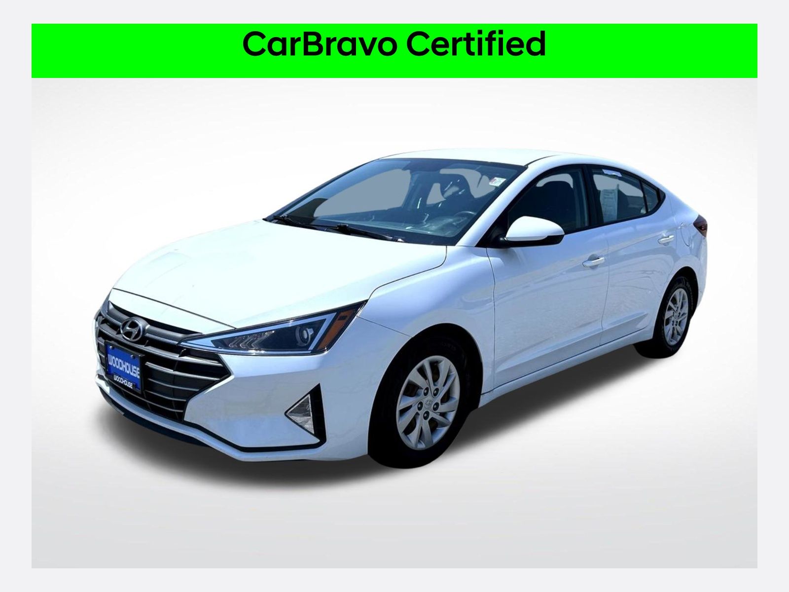 Quartz White Pearl 2020 Hyundai Elantra Sedan Front-Wheel Drive Continuously Variable Transmission