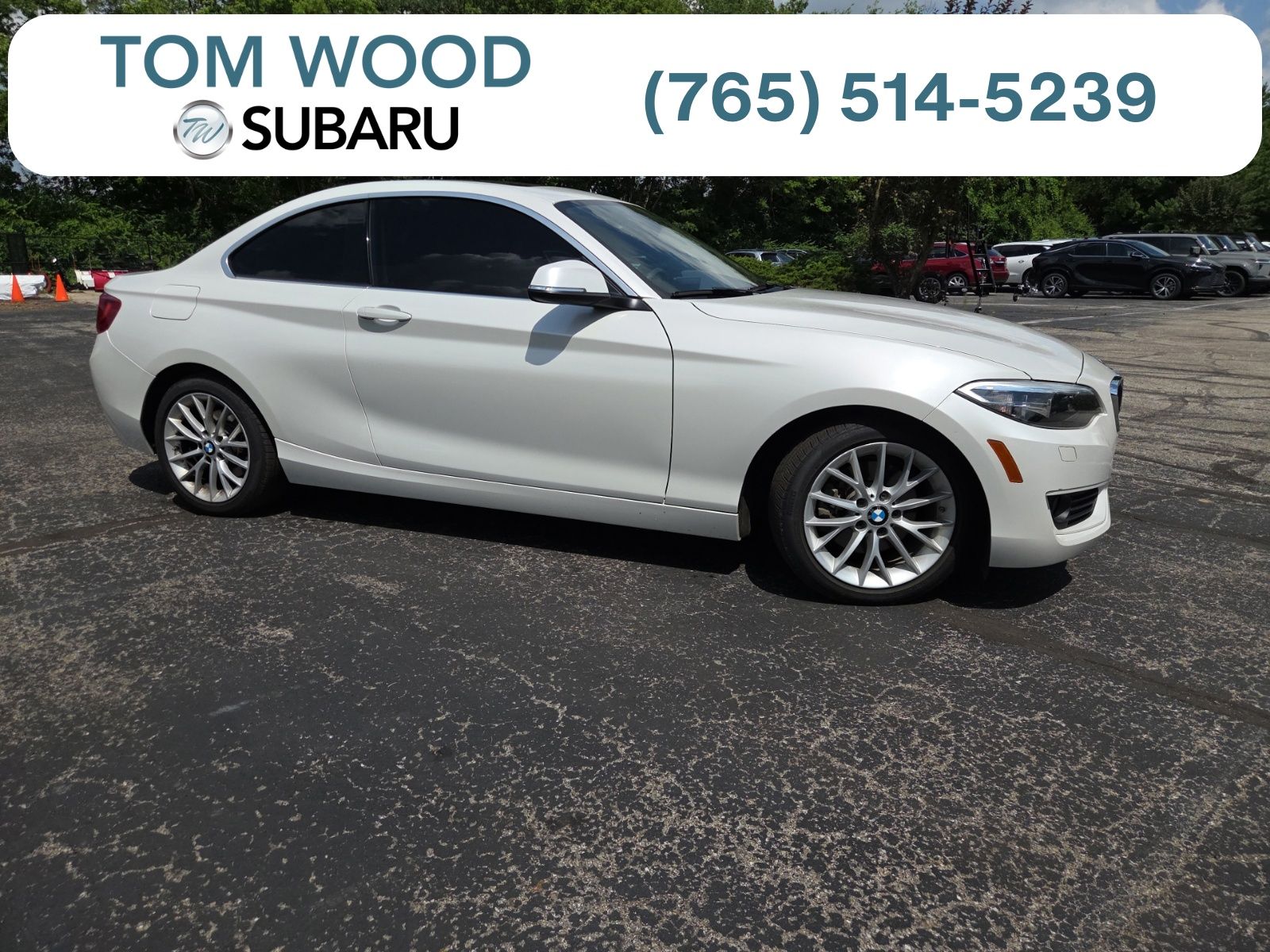 White Metallic 2015 BMW 2 Series Coupe All-Wheel Drive 8-Speed Automatic