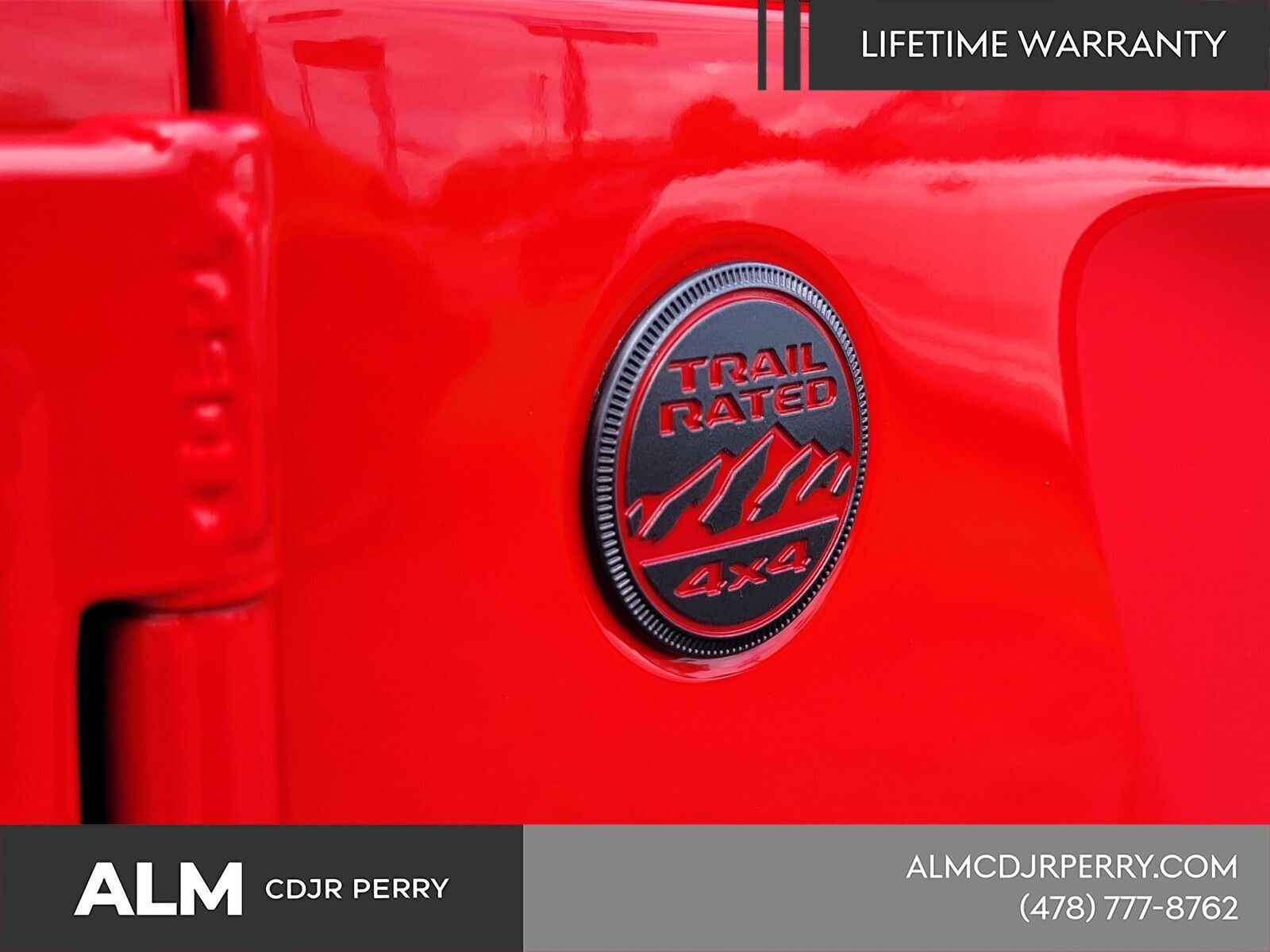 New 2025 Firecracker Red Clear-Coat Exterior Paint Jeep Rubicon image 15