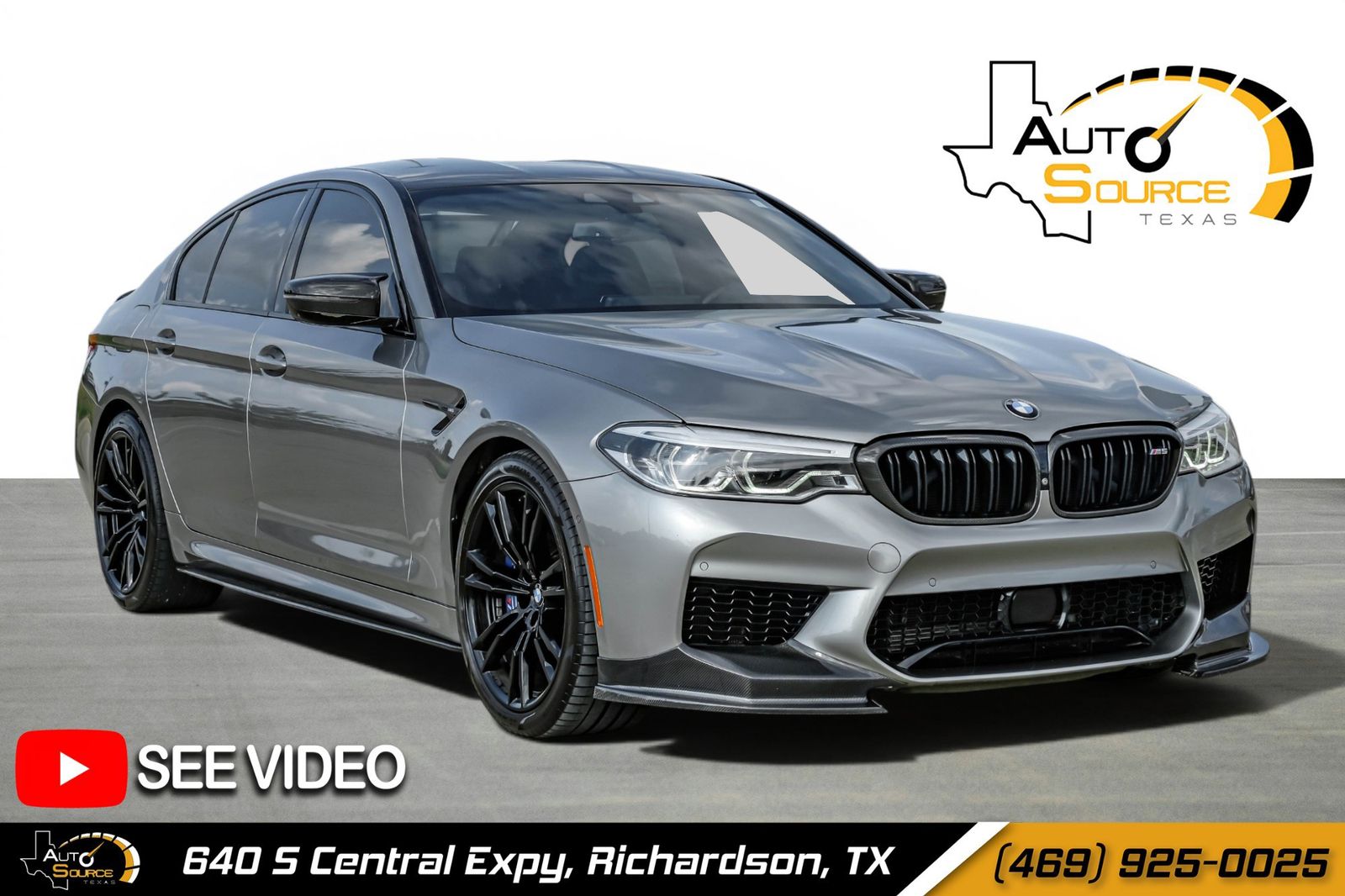 Donington Gray Metallic 2020 BMW M5 Sedan All-Wheel Drive 8-Speed Automatic