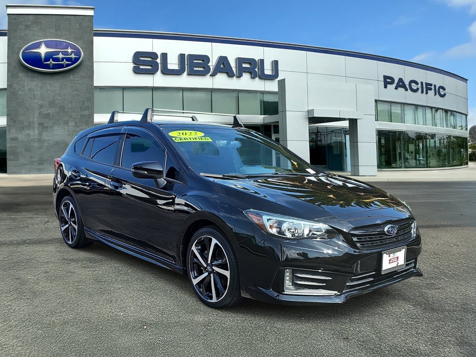 Crystal Black Silica 2022 Subaru Impreza Wagon All-Wheel Drive Continuously Variable Transmission