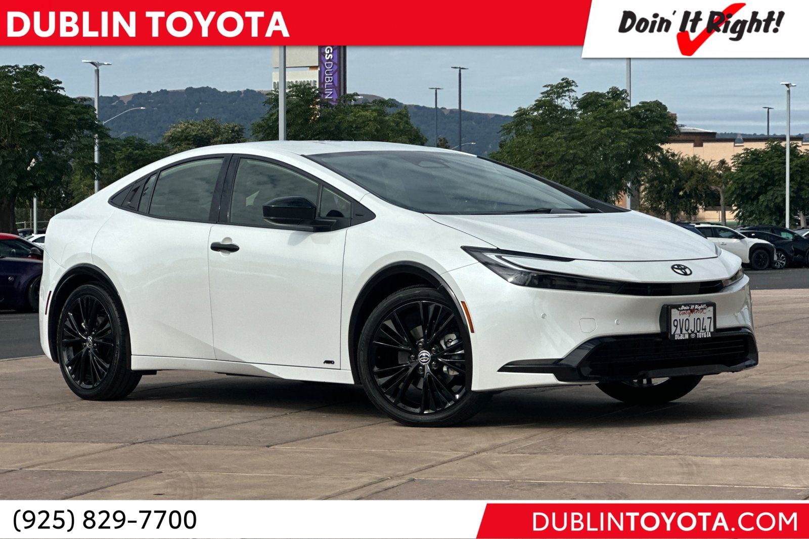 Pearl 2026 Toyota Prius Hatchback All-Wheel Drive Continuously Variable Transmission