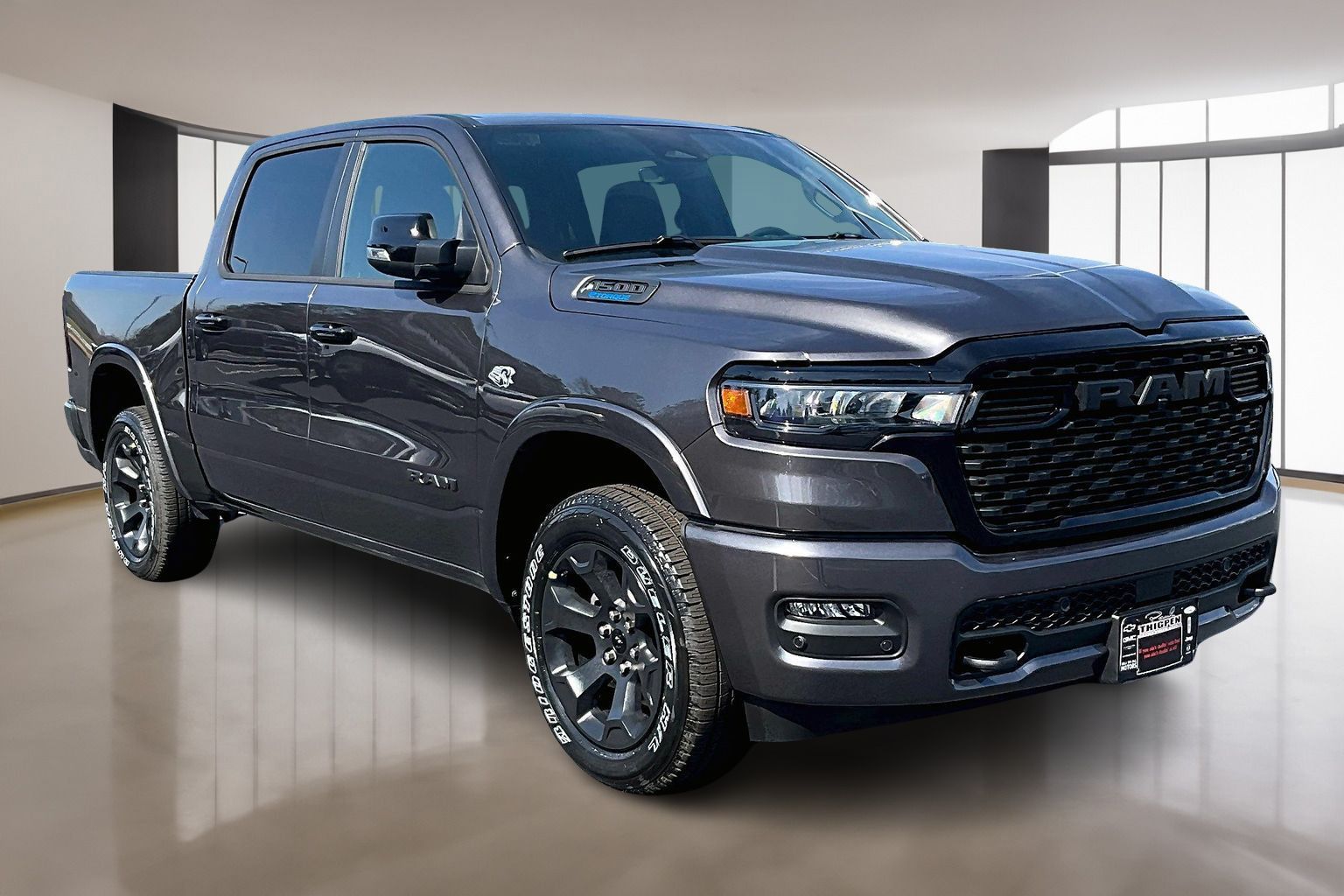 Gray (Granite Crystal Metallic Clearcoat) 2026 RAM 1500 Pickup Truck Four-Wheel Drive 8-Speed Automatic