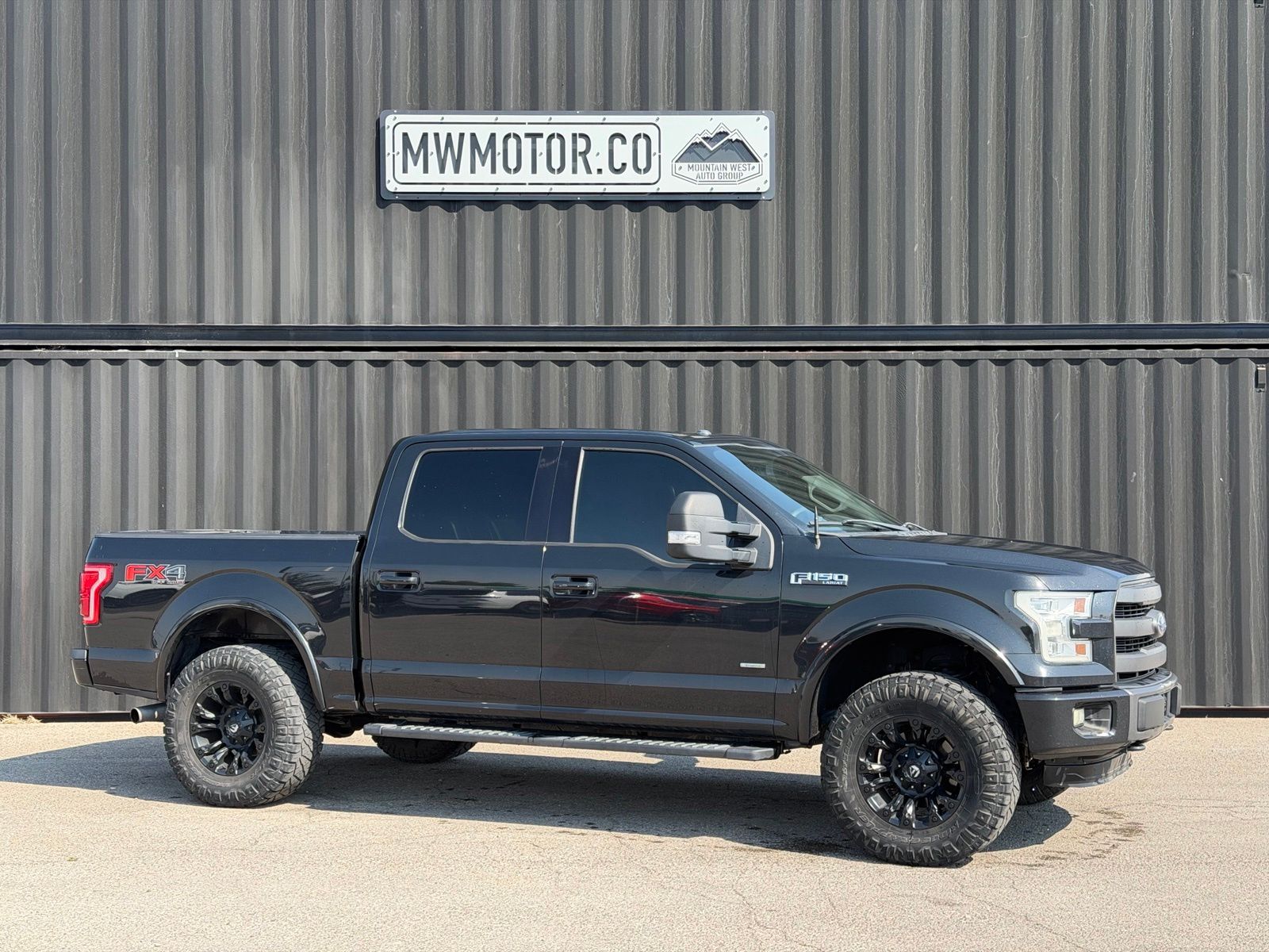 Black 2015 Ford F-150 Pickup Truck Four-Wheel Drive 6-Speed Automatic