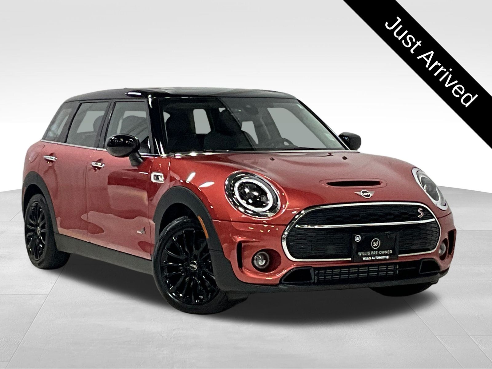 Pink (Coral Red Metallic) 2024 MINI Cooper Clubman Wagon All-Wheel Drive 8-Speed Automatic