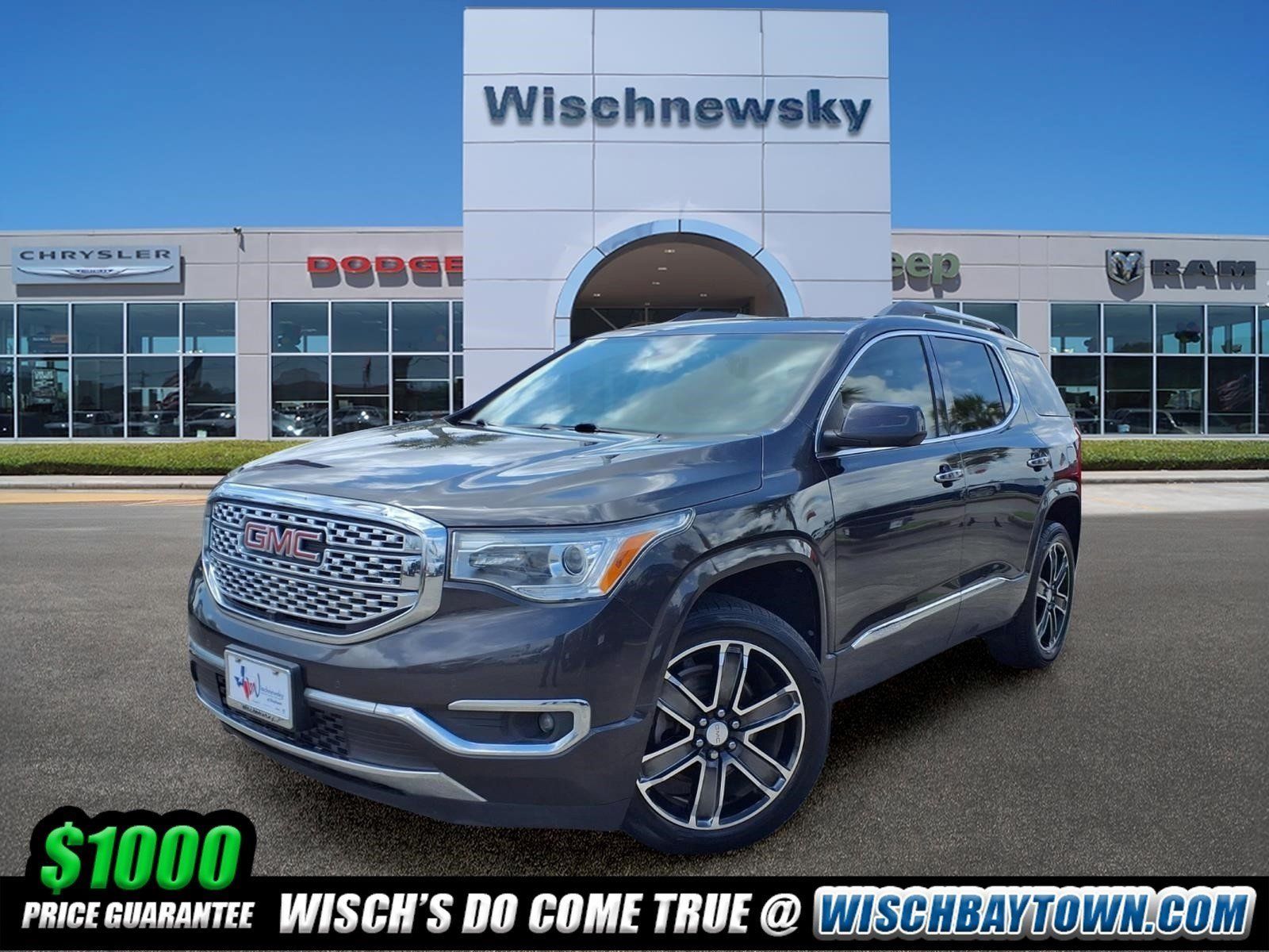 2017 GMC Acadia Denali Silver at Durrett Motor Company