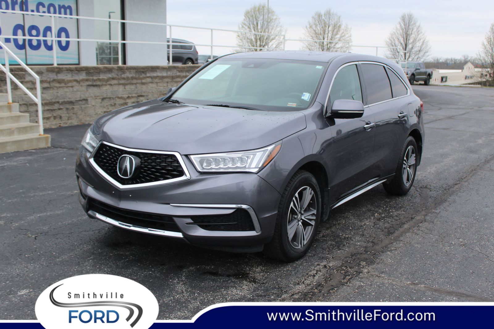 Lunar Silver Metallic 2017 Acura MDX SH-AWD SUV / Crossover All-Wheel Drive 9-Speed Automatic