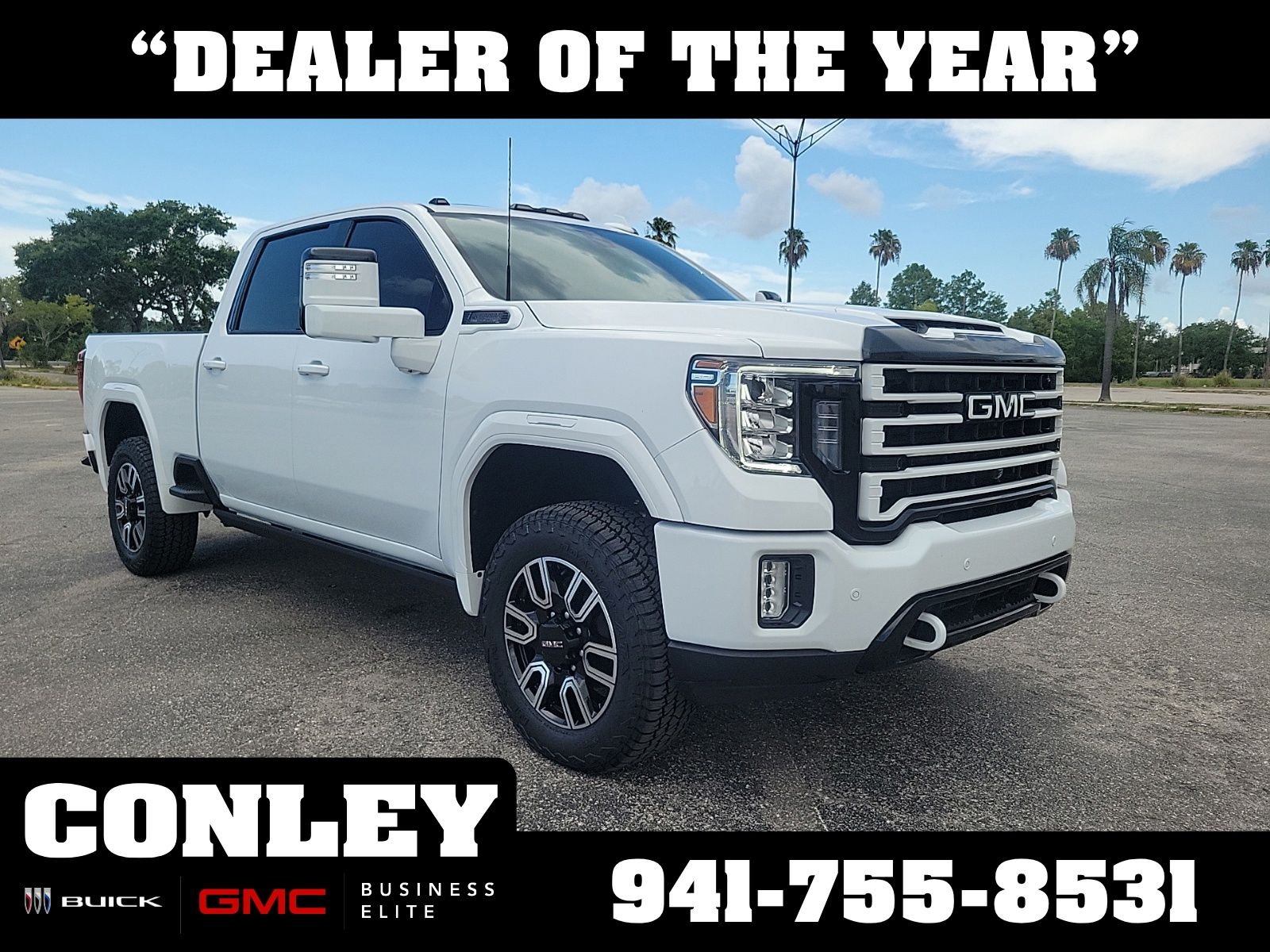 Summit White 2021 GMC Sierra 2500HD Pickup Truck Four-Wheel Drive Automatic