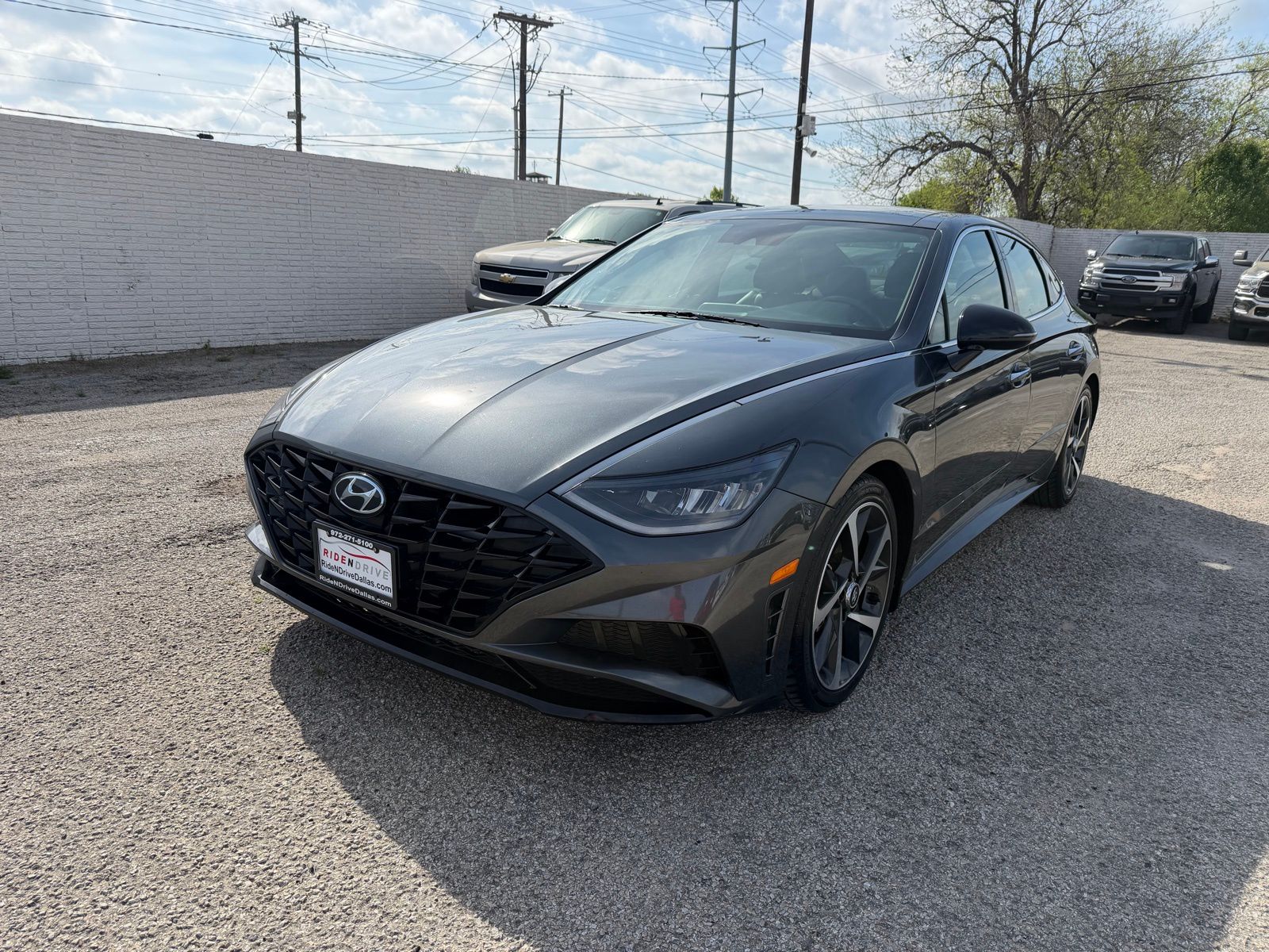 Portofino Gray 2022 Hyundai Sonata SEL Plus FWD Sedan Front-Wheel Drive 8-Speed Automatic