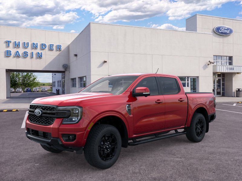 Ruby Red Metallic Tinted Clearcoat 2025 Ford Ranger Pickup Truck Four-Wheel Drive Automatic