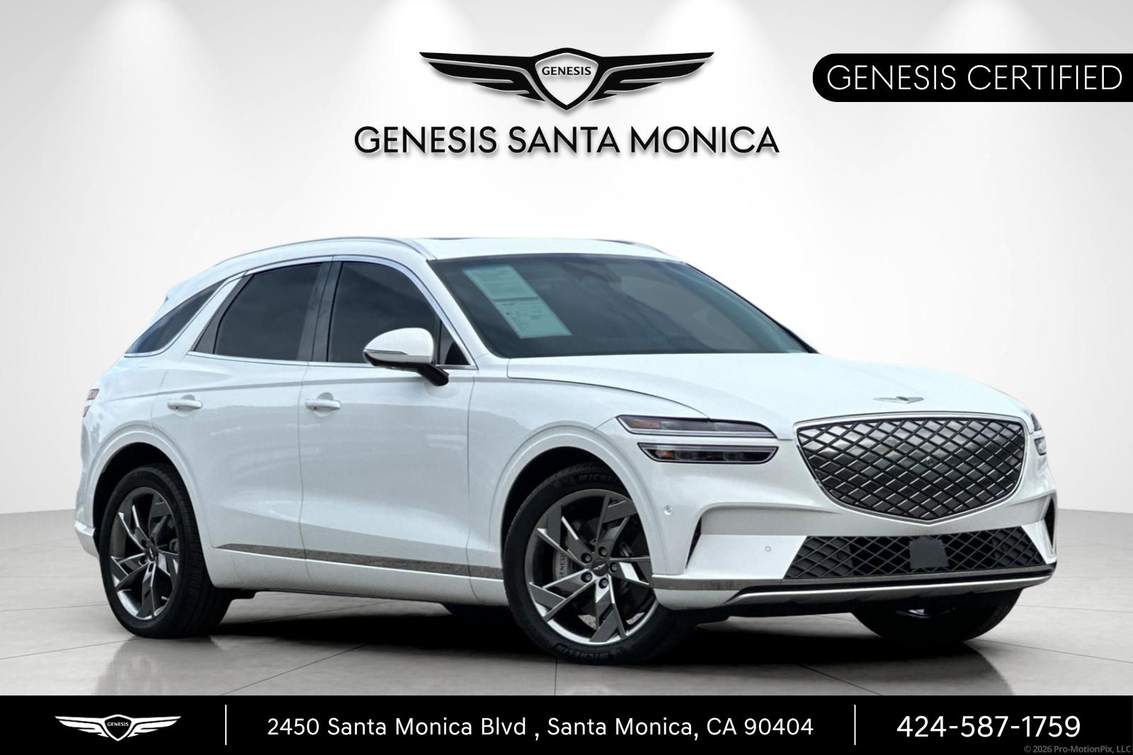 Uyuni White 2025 Genesis GV70 Electrified Advanced AWD SUV / Crossover All-Wheel Drive 1-Speed Automatic