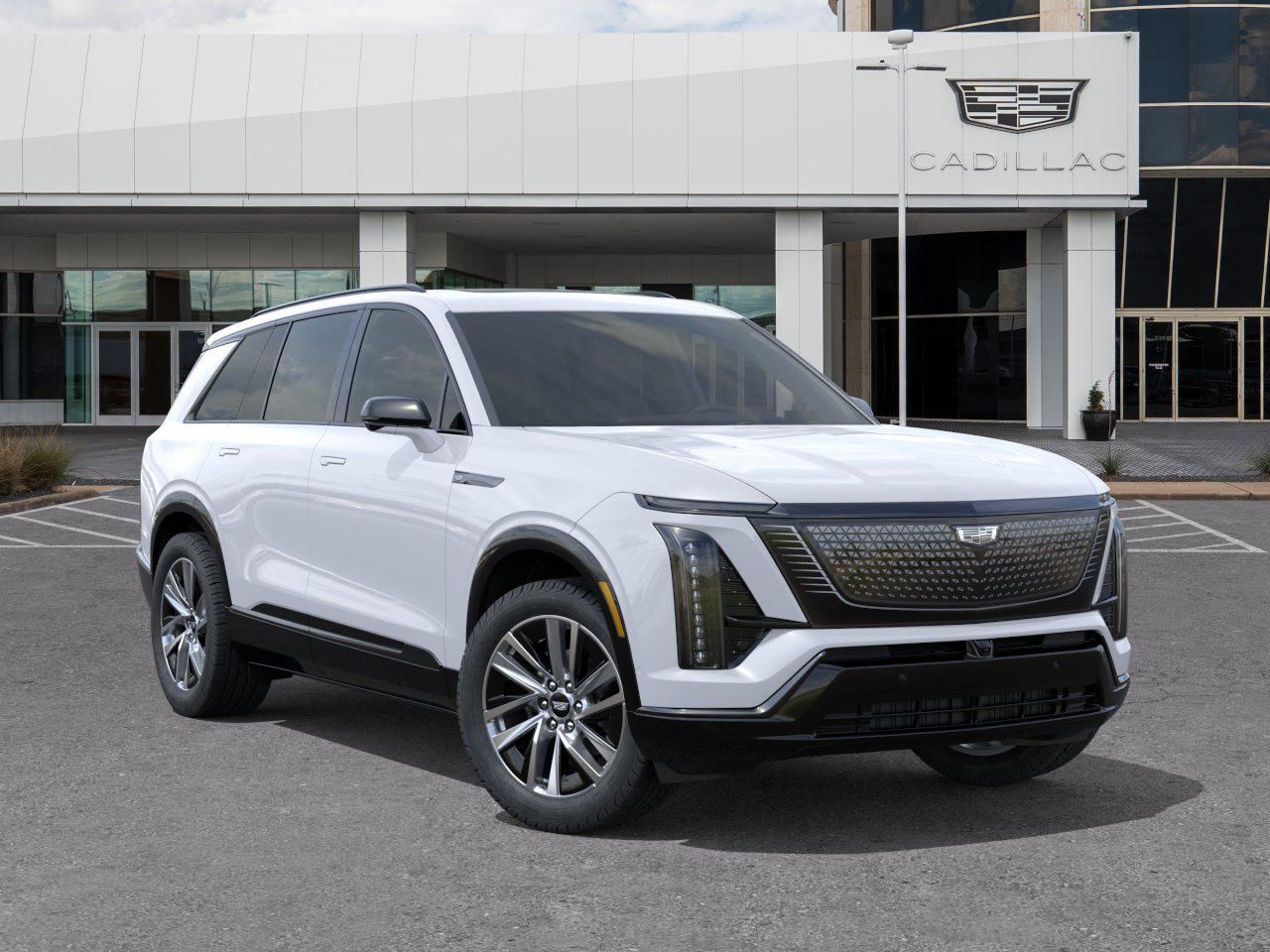 2027 Cadillac VISTIQ Sport White at Bayway Cadillac of The Woodlands