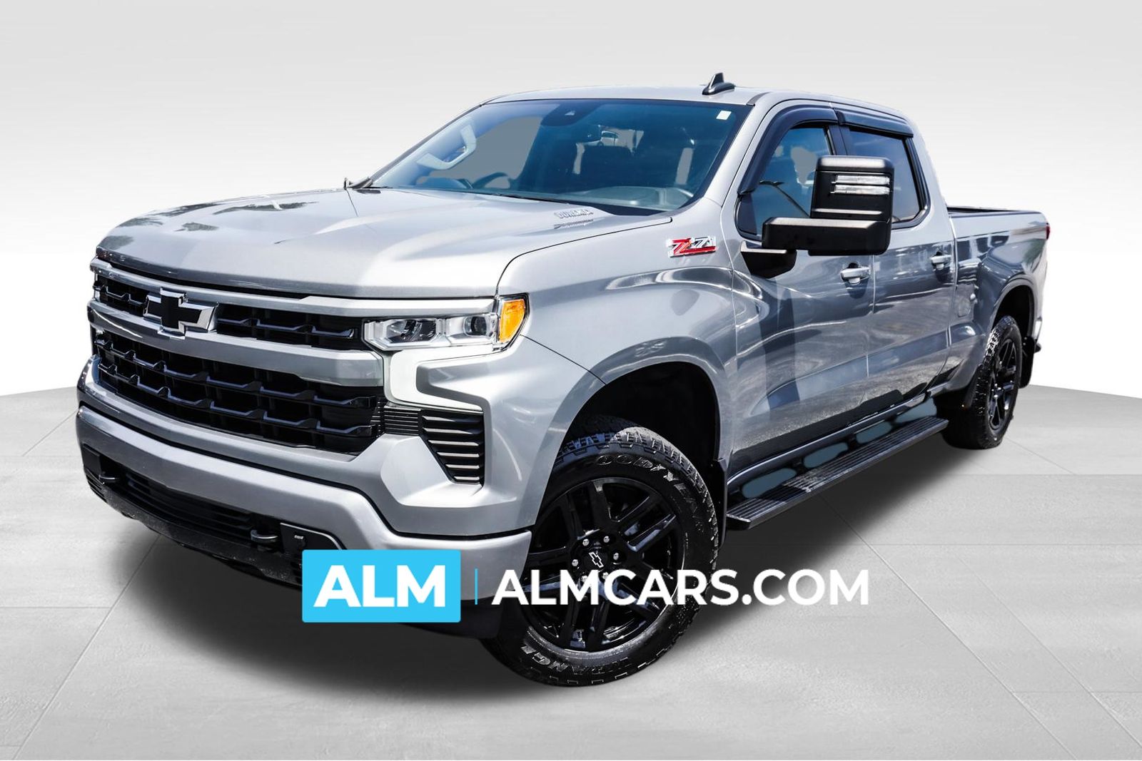 Silver 2024 Chevrolet Silverado 1500 Pickup Truck Four-Wheel Drive Automatic