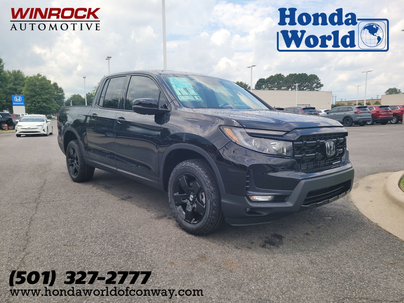 Crystal Black Pearl 2026 Honda Ridgeline Black Edition AWD Pickup Truck All-Wheel Drive 9-Speed Automatic