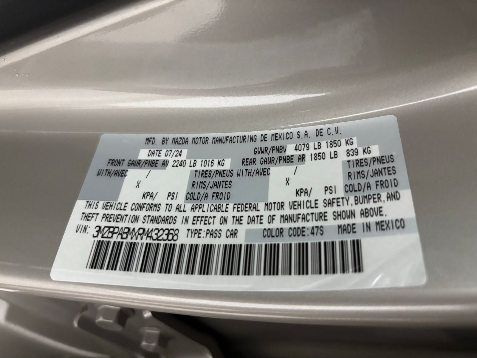 Used Car 2024 Mazda Mazda3  2.5 S Select Sport For Sale Under $25,000 In Austin, Texas