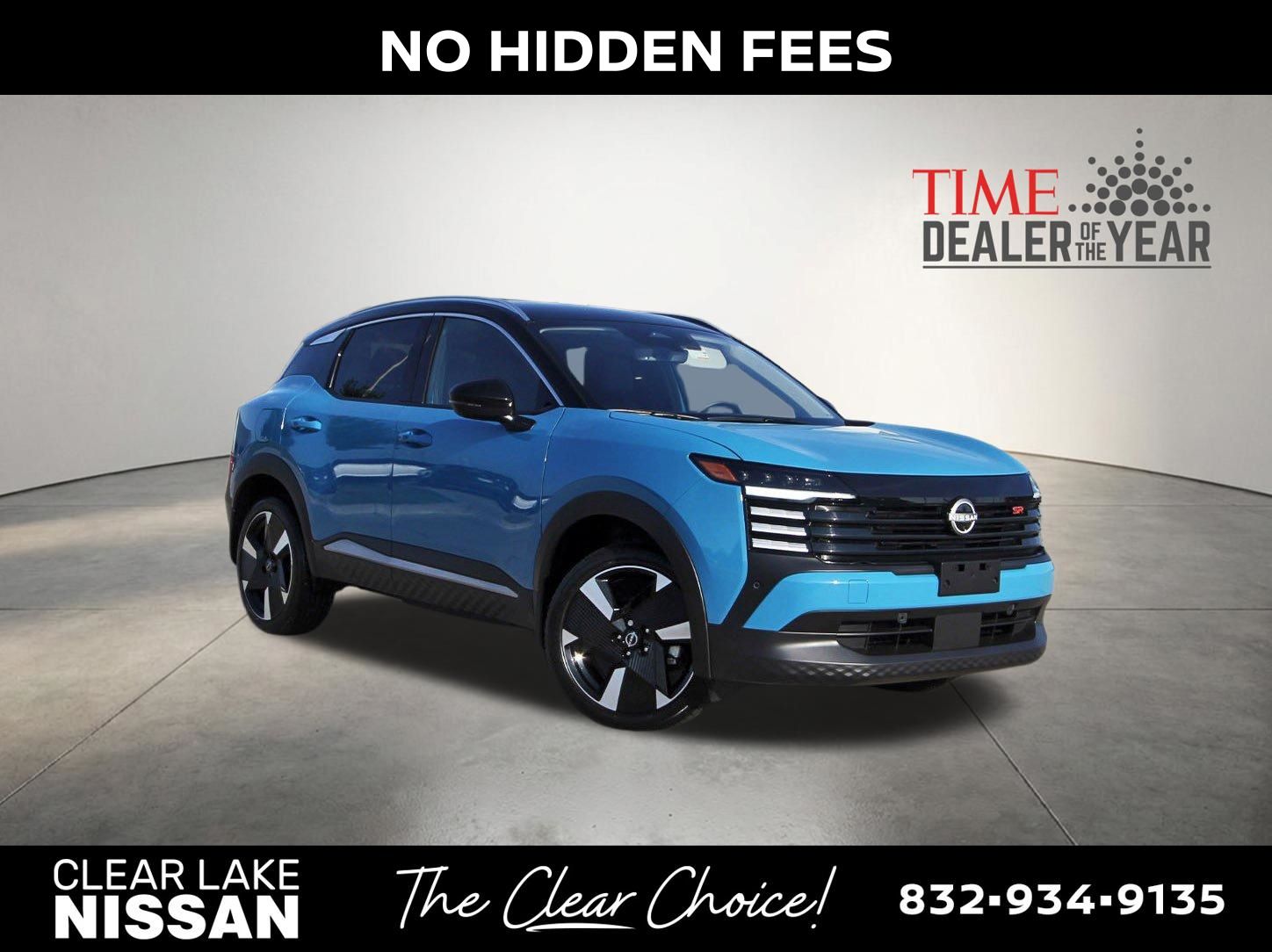 Arctic Ice Blue/Black 2025 Nissan Kicks SUV / Crossover Front-Wheel Drive Continuously Variable Transmission