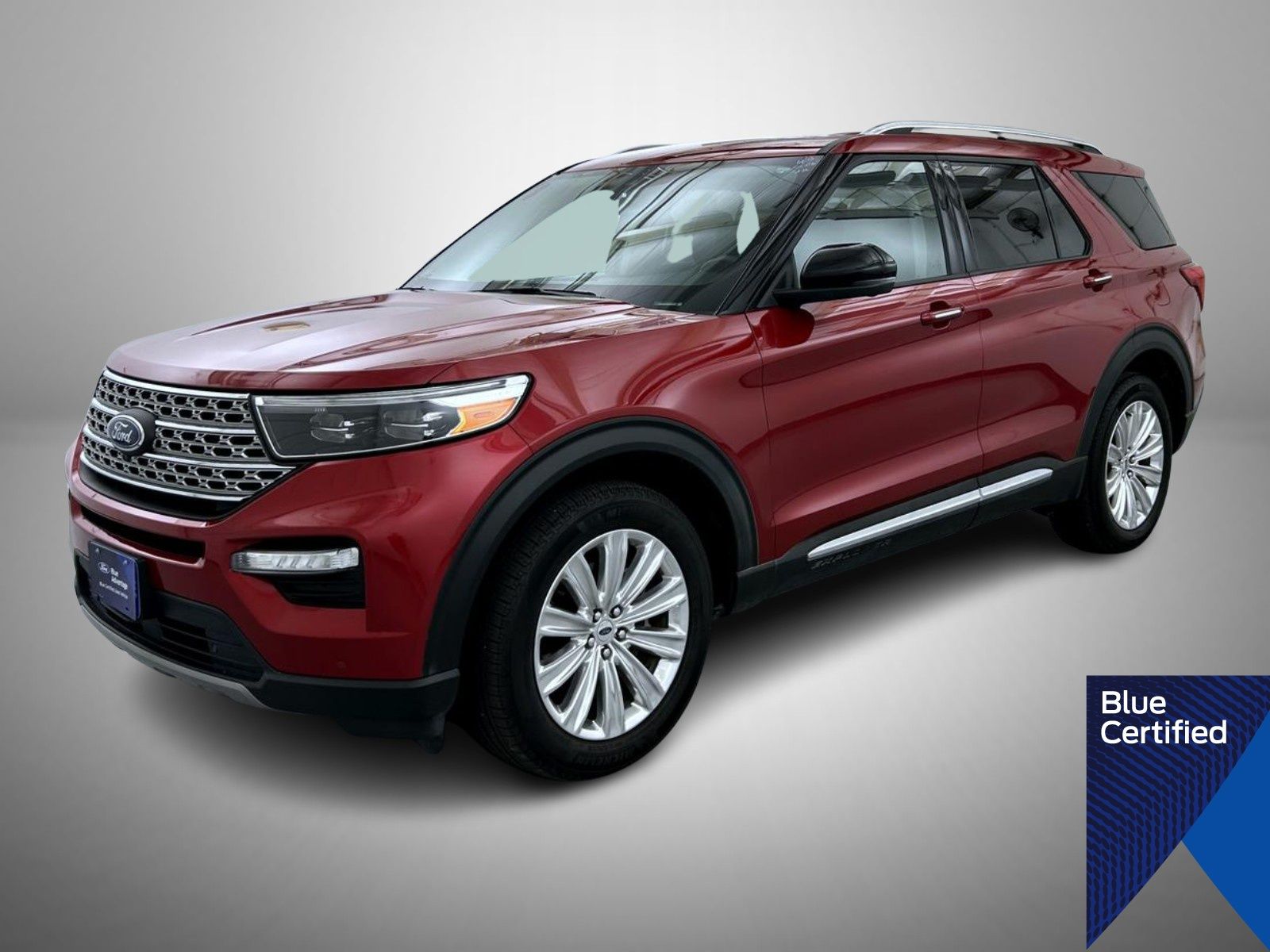 Rapid Red Metallic Tinted Clearcoat 2022 Ford Explorer SUV / Crossover All-Wheel Drive Automatic