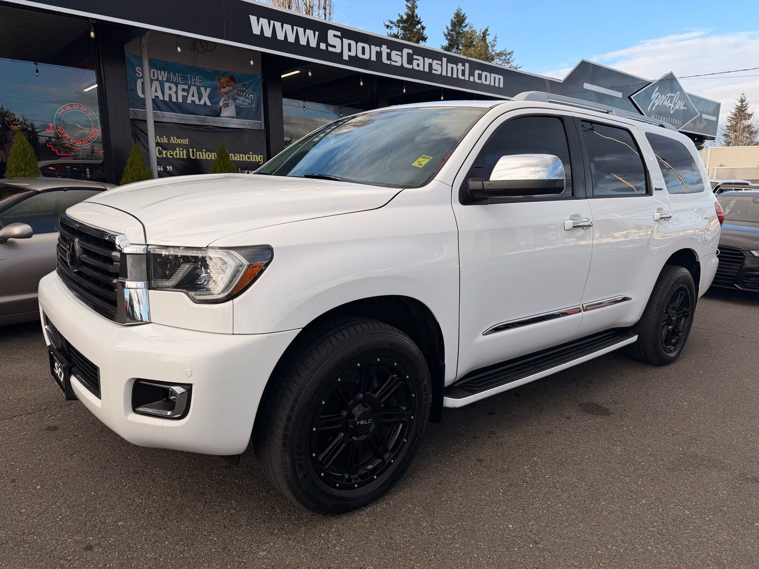 Super White 2020 Toyota Sequoia SUV / Crossover Four-Wheel Drive 6-Speed Automatic
