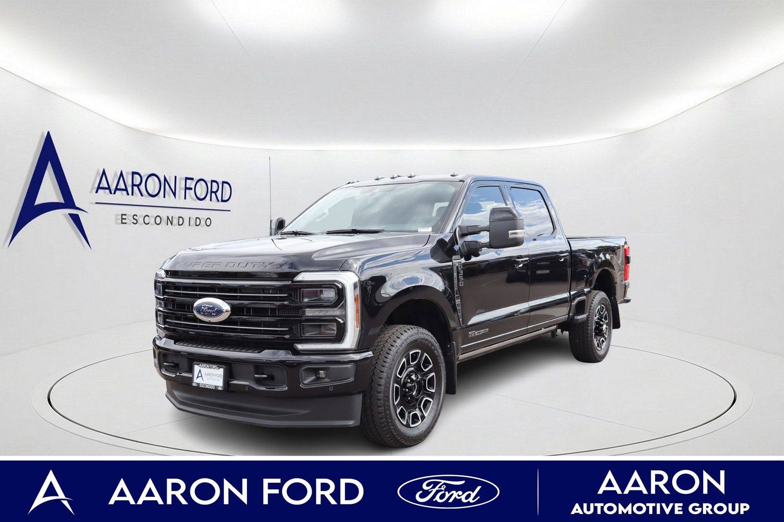 Black Metallic 2025 Ford F-350 Super Duty Pickup Truck Four-Wheel Drive Automatic