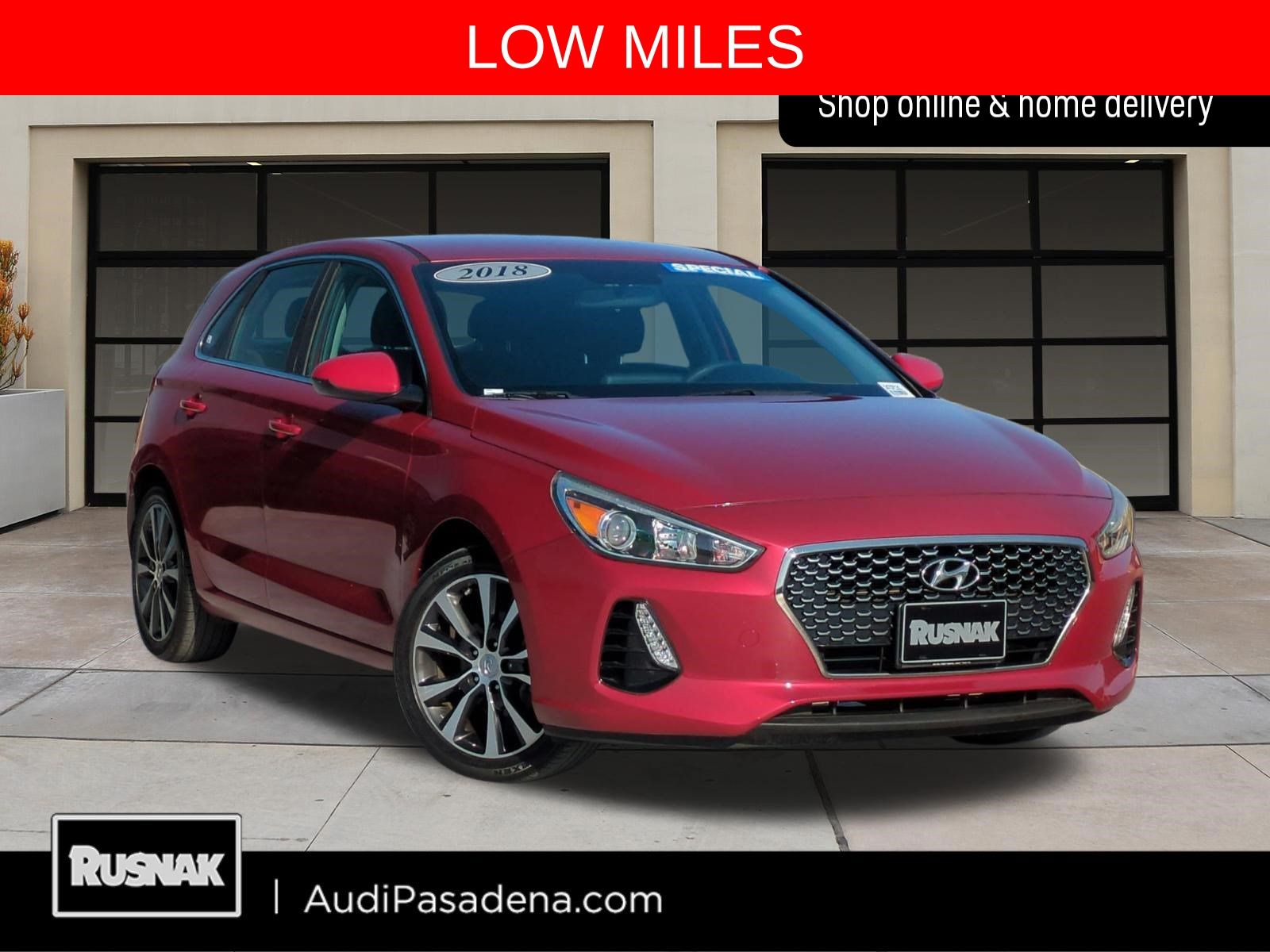 Scarlet Red Pearl 2018 Hyundai Elantra GT Hatchback Front-Wheel Drive 6-Speed Automatic