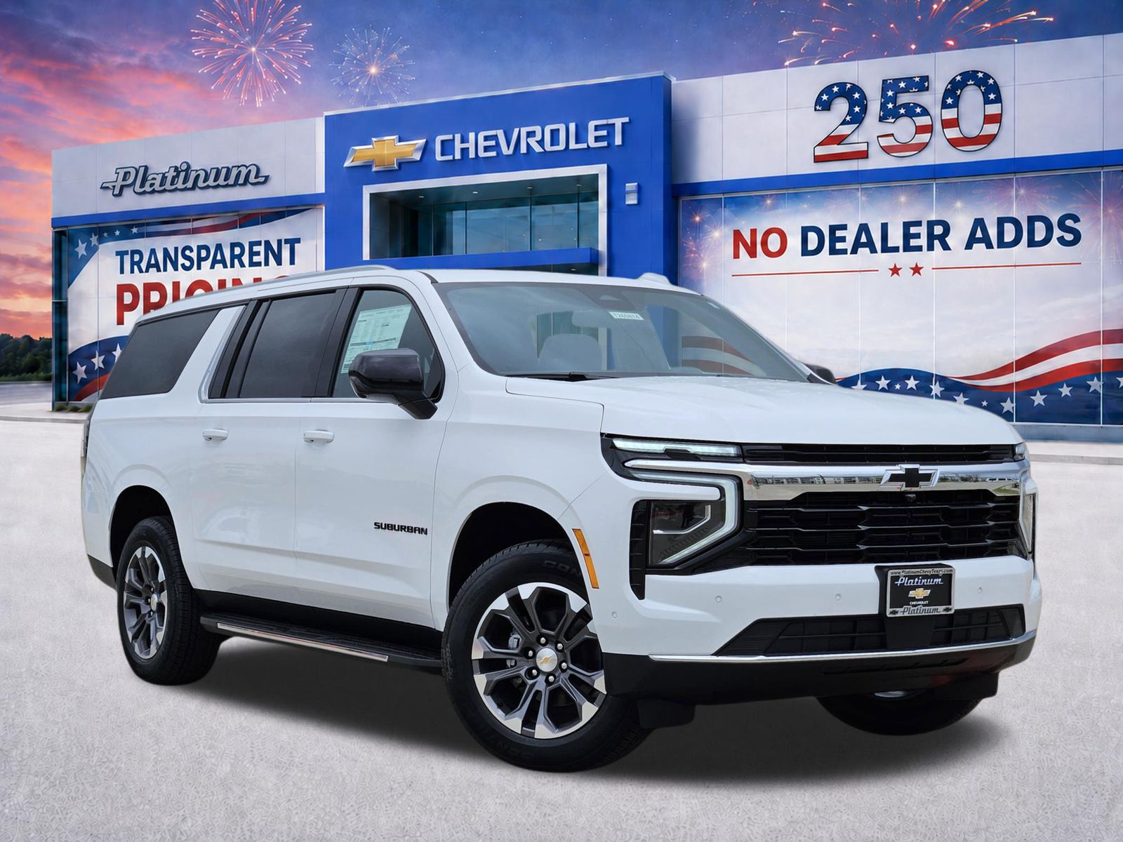 Summit White 2026 Chevrolet Suburban SUV / Crossover 4X2 