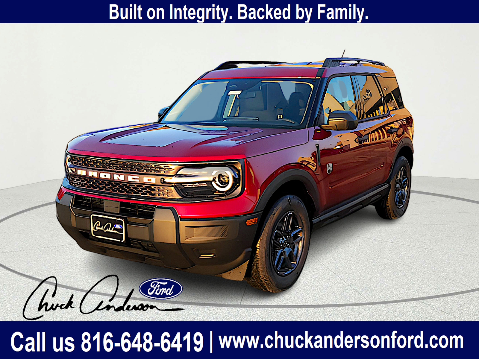Ruby Red Metallic 2025 Ford Bronco Sport SUV / Crossover All-Wheel Drive 8-Speed Automatic